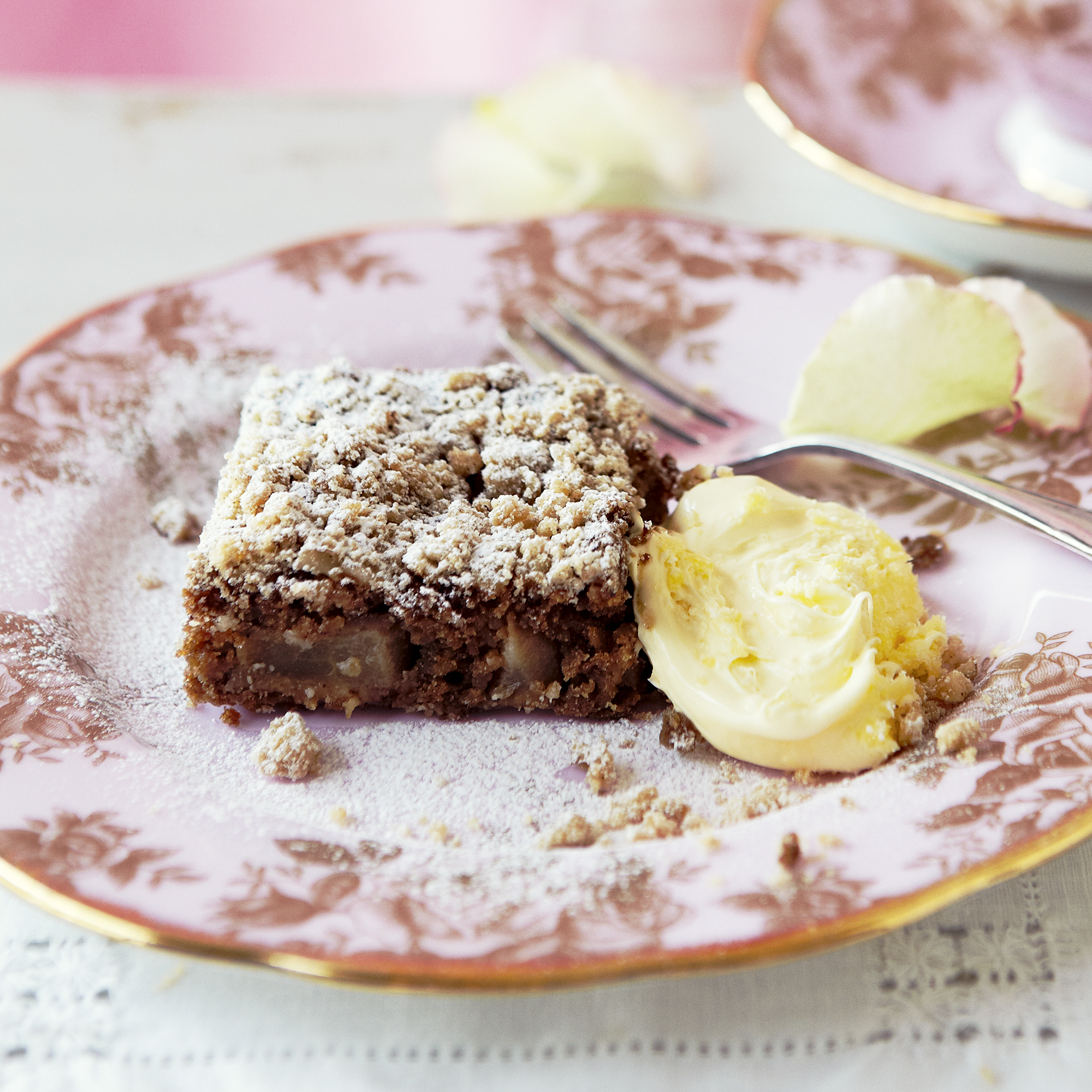 Pear and Ginger Tray Bake Pear and Ginger Tray Bake