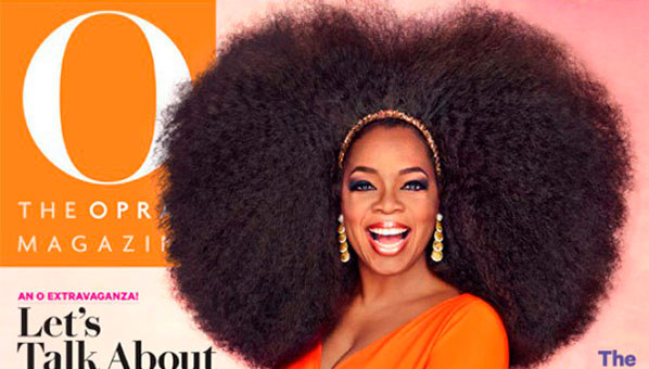 How amazing does Oprah look on the cover of O magazine? Her look was achieved with an incredible 7 bags of hair, which is slightly unrealistic for every day! But, click through to discover 10 easy ways to add volume, body and bounce at home...