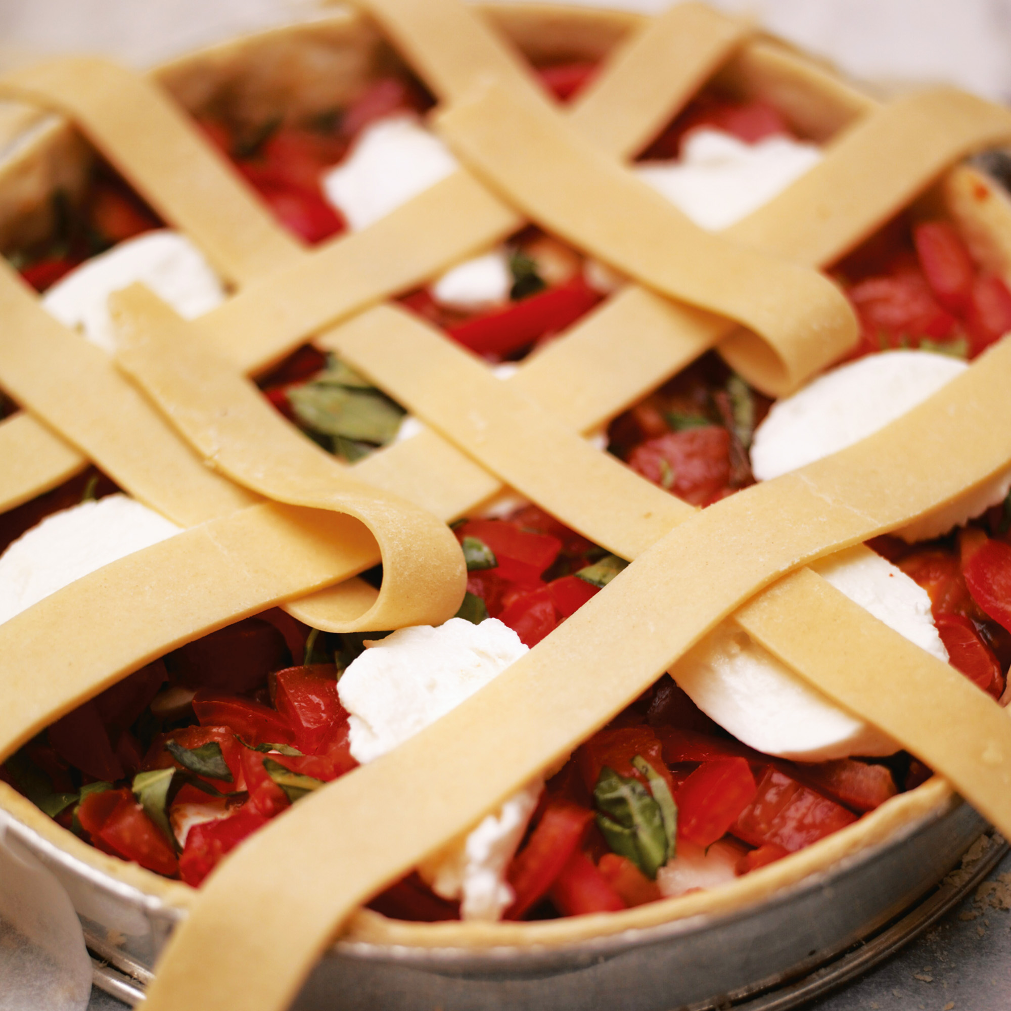 Stringy Cheese Pie Stringy Cheese Pie