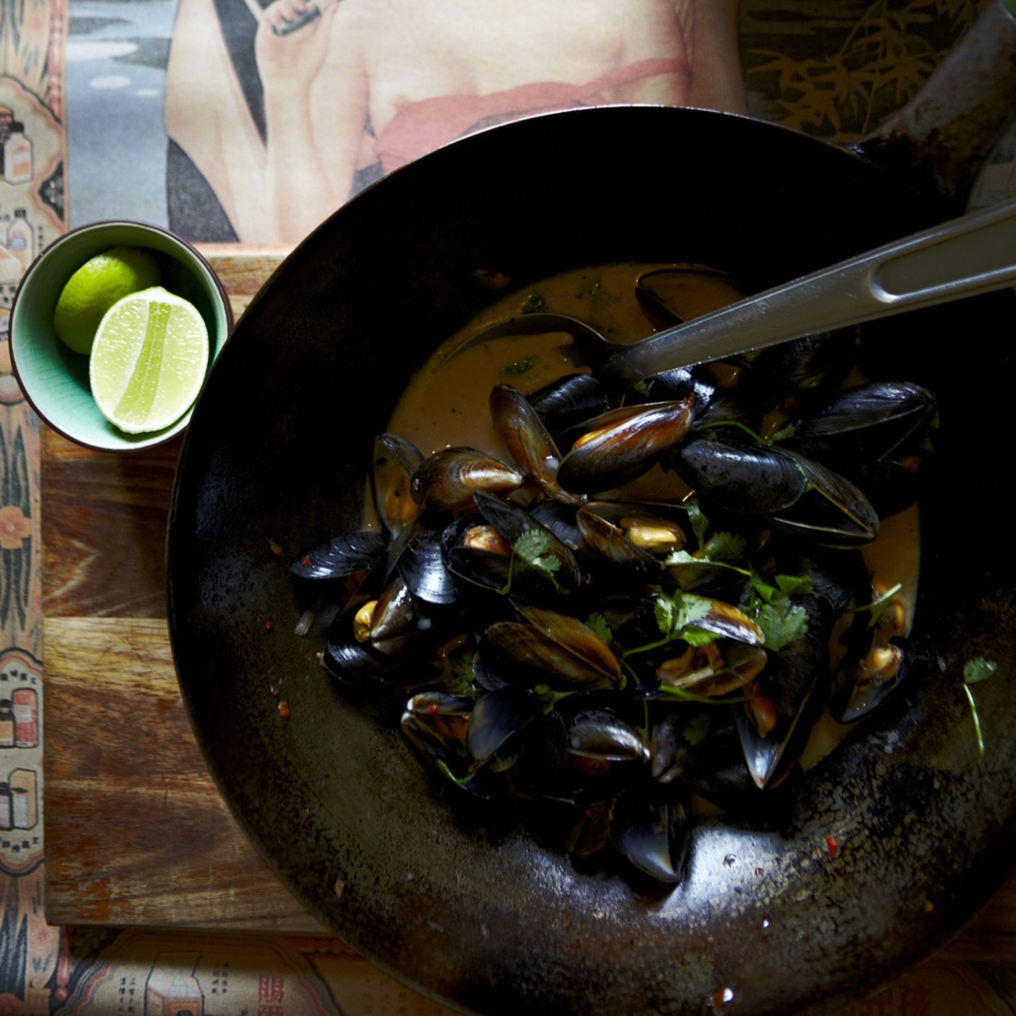 Mussels Cooked in Beer with Chilli Jam Mussels Cooked in Beer with Chilli Jam