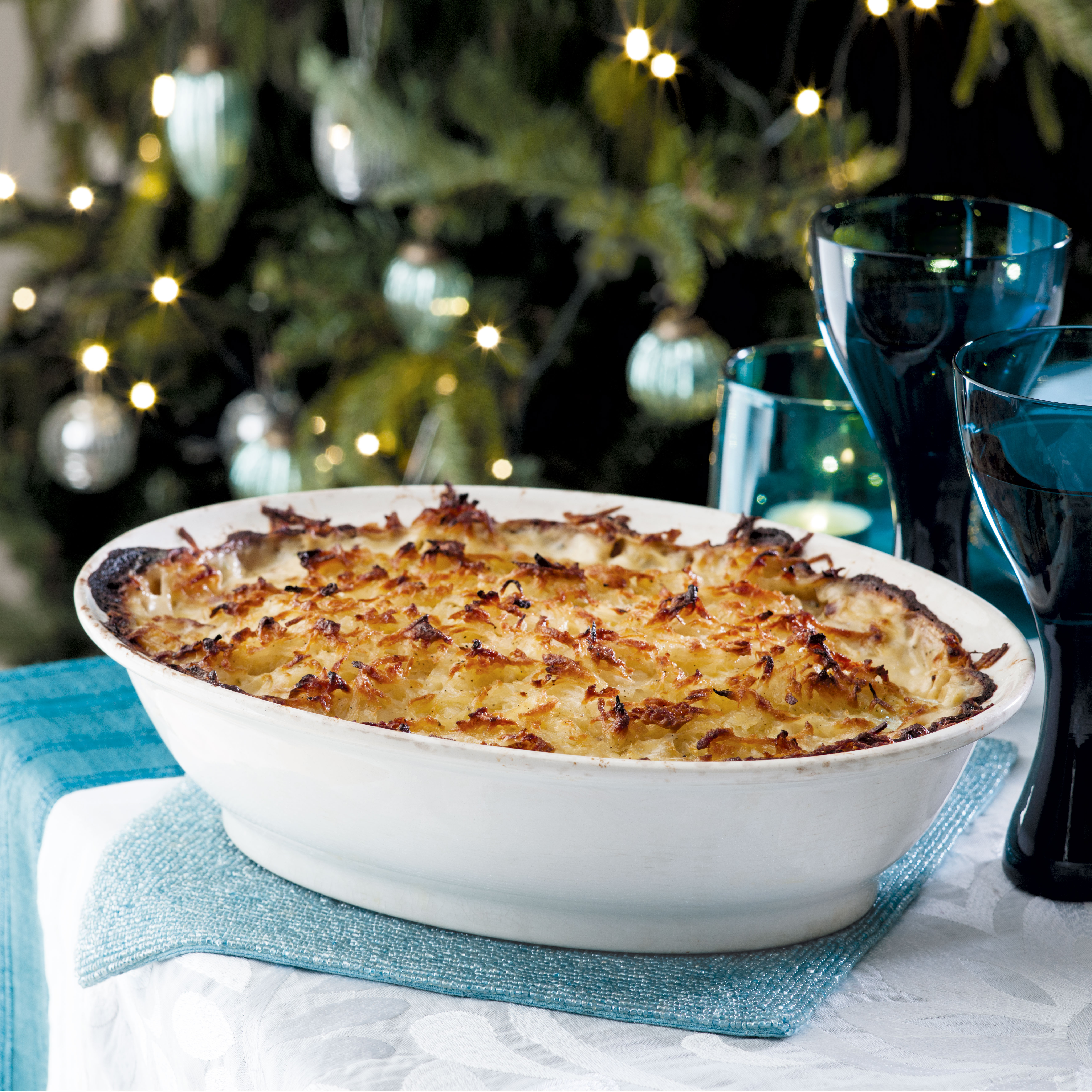 Fish pie with rosti topping Fish pie with rosti topping