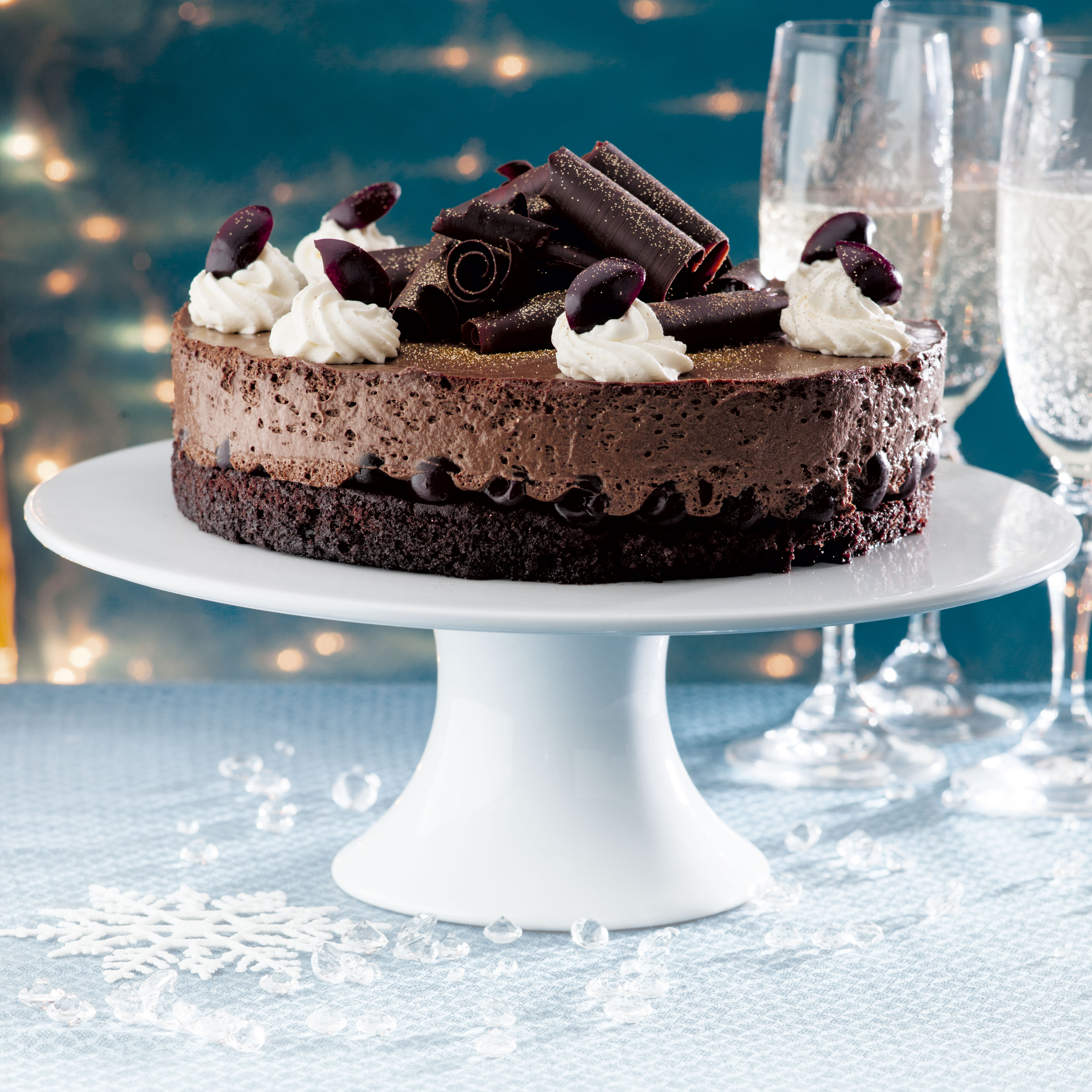 Cherry Chocolate Mousse Cake Cherry Chocolate Mousse Cake