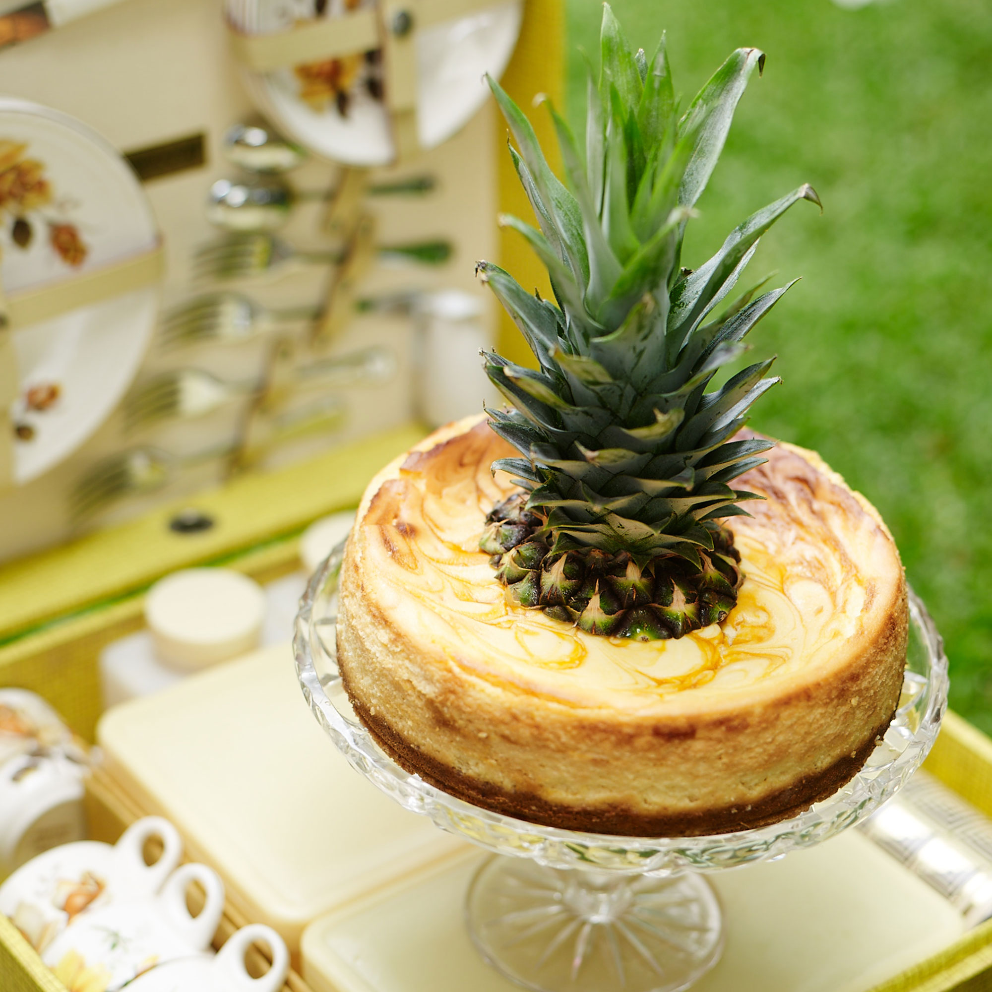 Pineapple and Passionfruit Cheesecake Pineapple Cheesecake photo