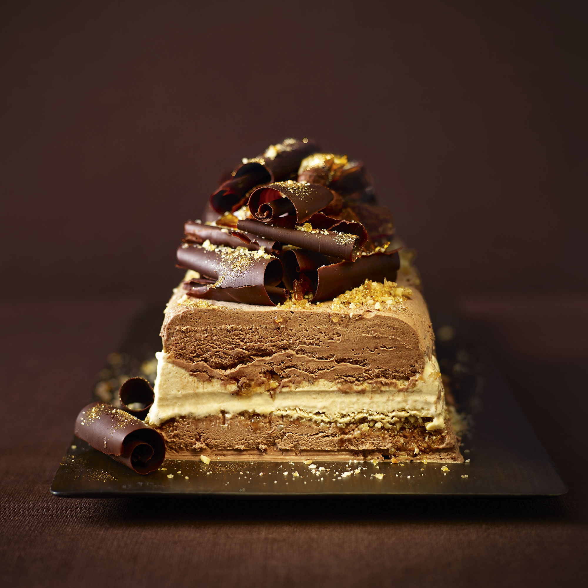 Mocha Parfait with Salted Caramel Praline Mocha Parfait with Salted Caramel Praline