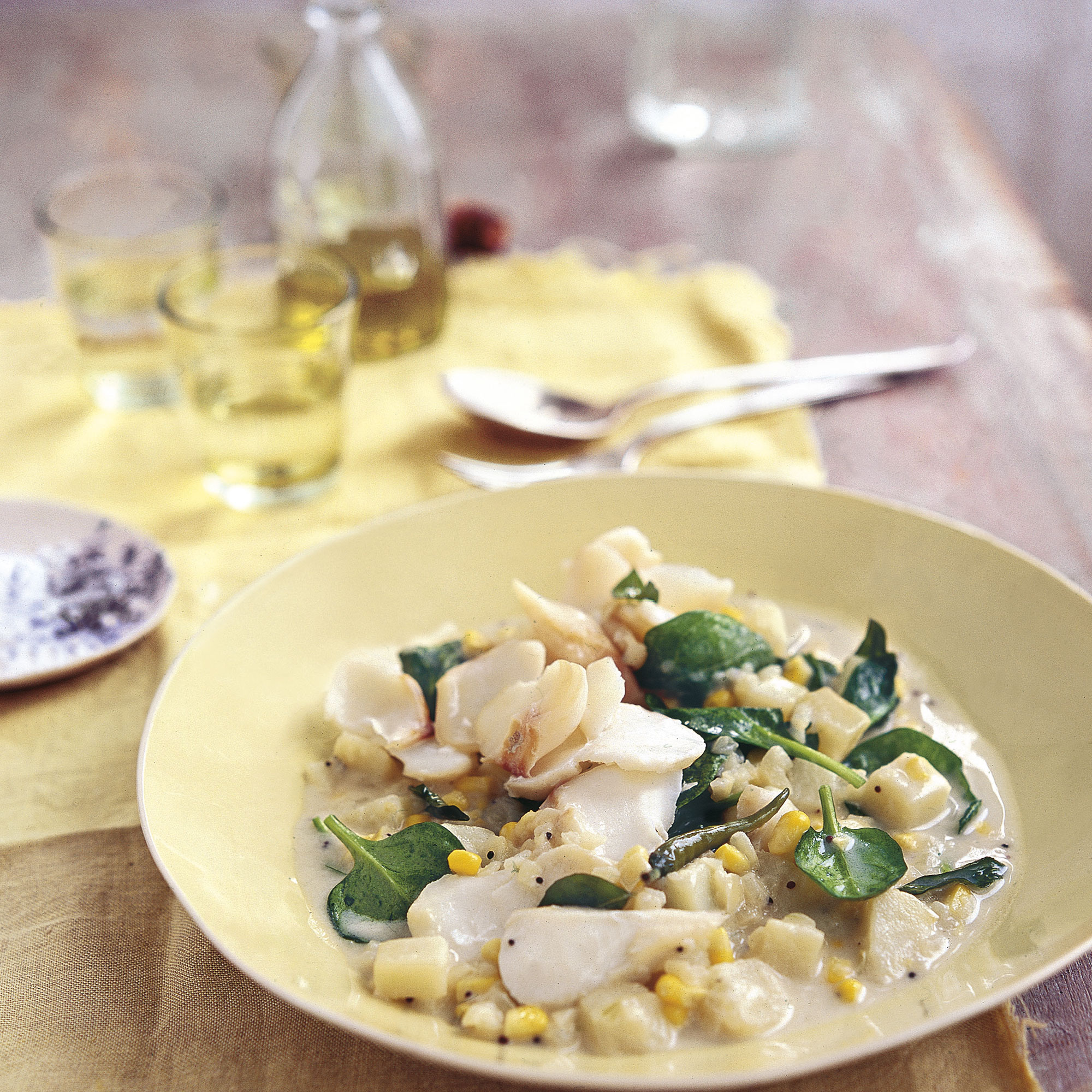 South Indian Haddock and Corn Chowder South Indian Haddock and Corn Chowder