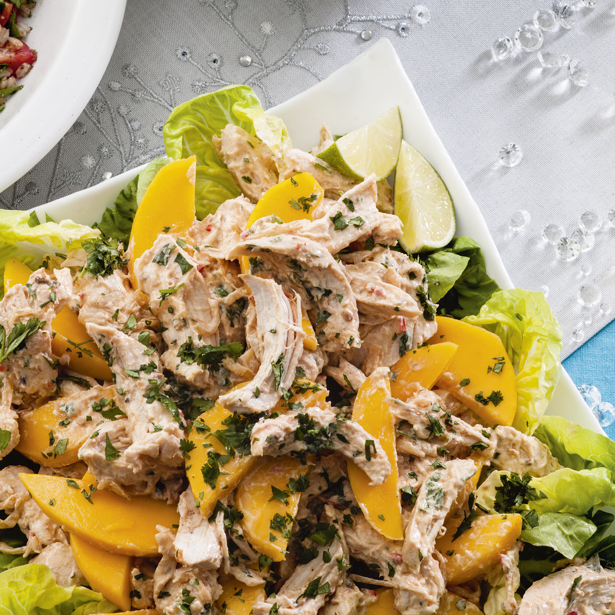Spiced chicken and mango salad Spiced chicken and mango salad