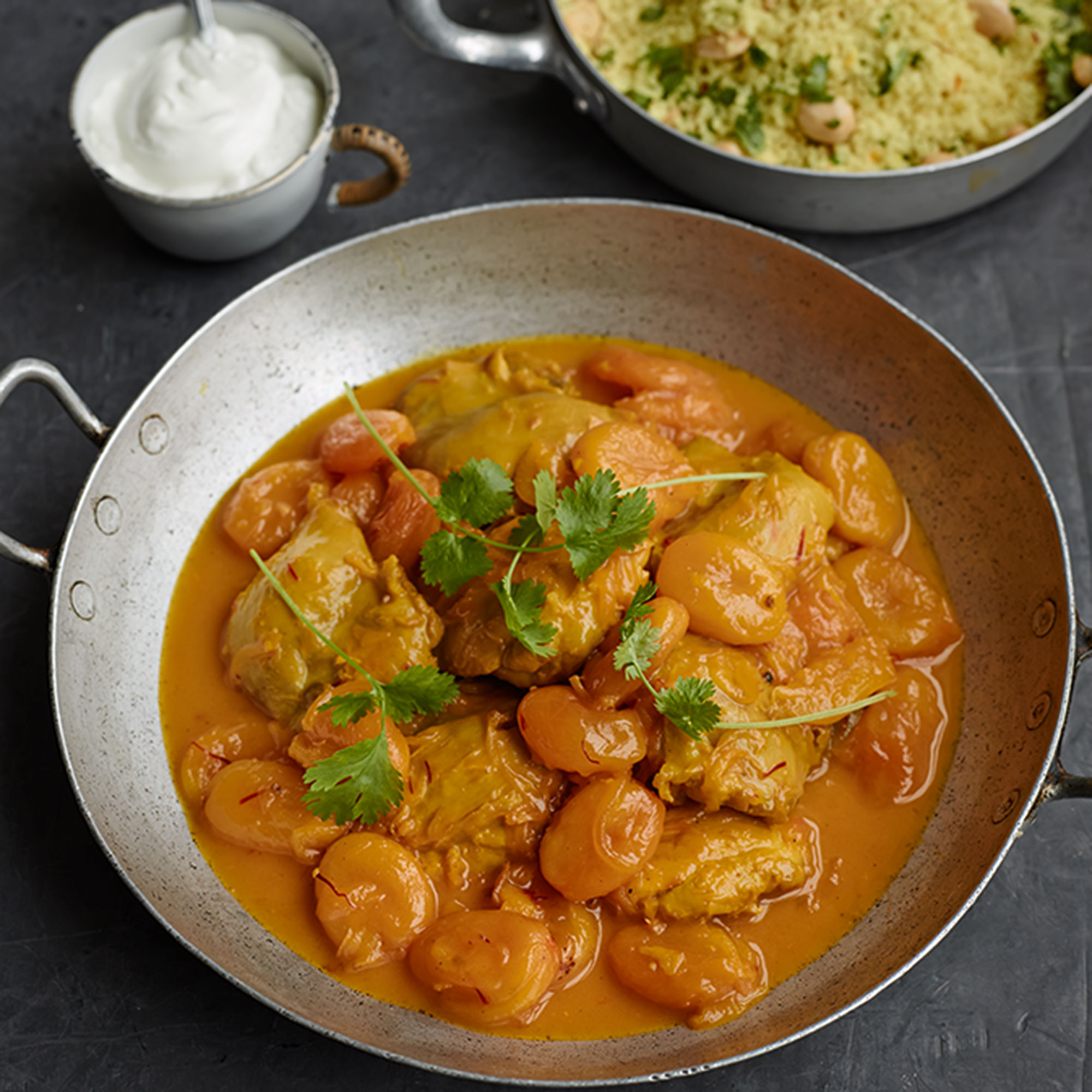 Saffron Chicken with Apricots and Cardamom Woman And Home