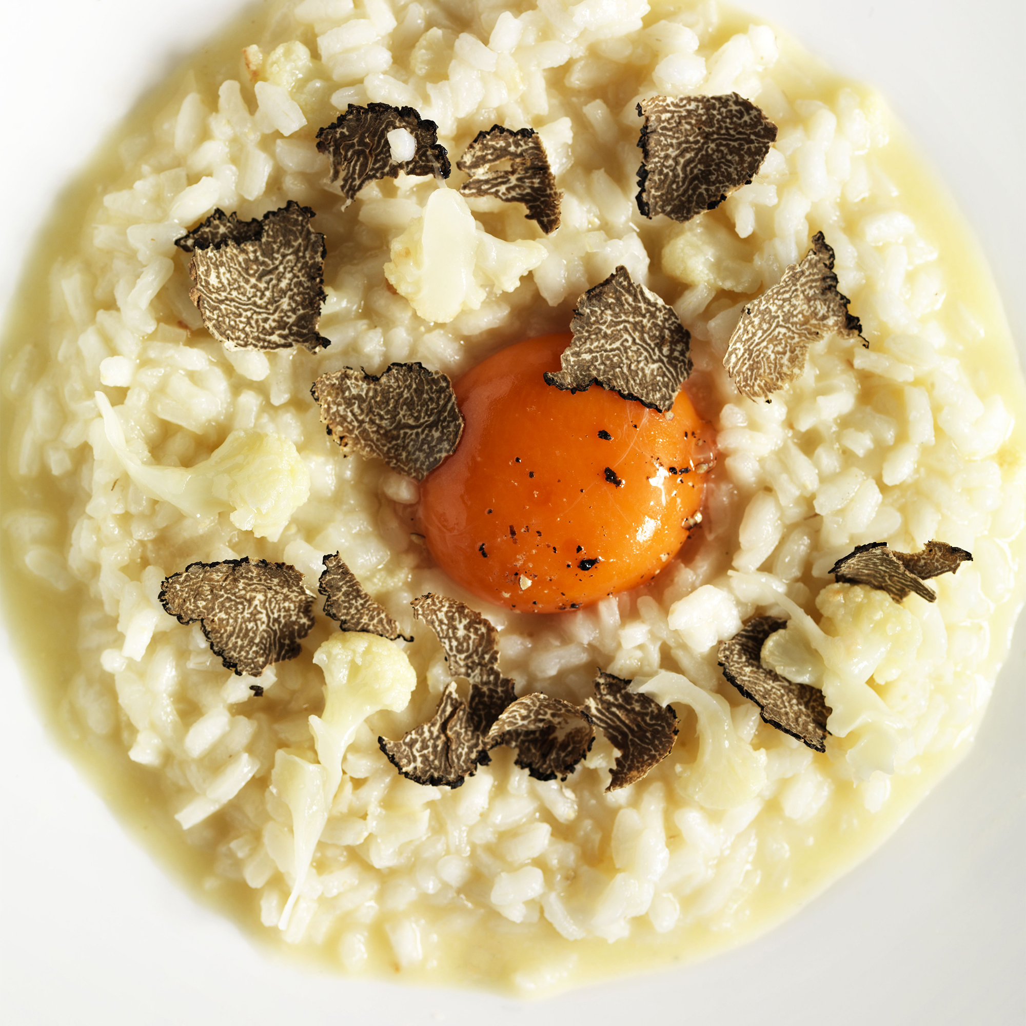 Cauliflower and Truffle Risotto Photo of cauliflower and truffle risotto