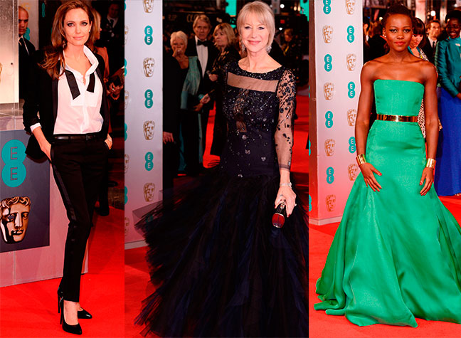Britain's biggest film night drew an A-list crowd to London last night! Dame Helen was breathtaking in an embellished gown, while actress of the moment, Lupita Nyong'o continued her red carpet parade in emerald green. Which is your stand out style choice?