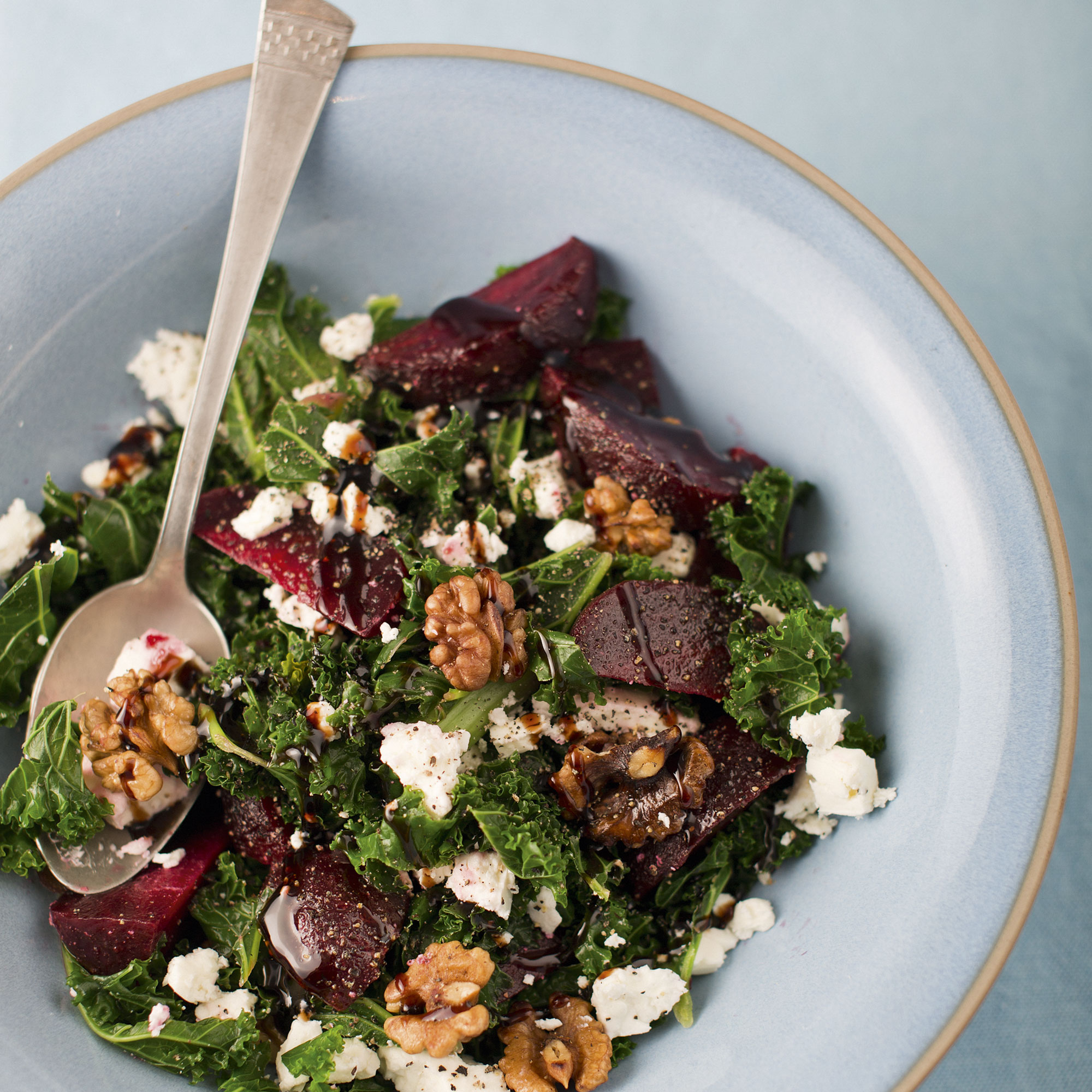 Beetroot, kale and feta salad Beetroot, kale and feta salad
