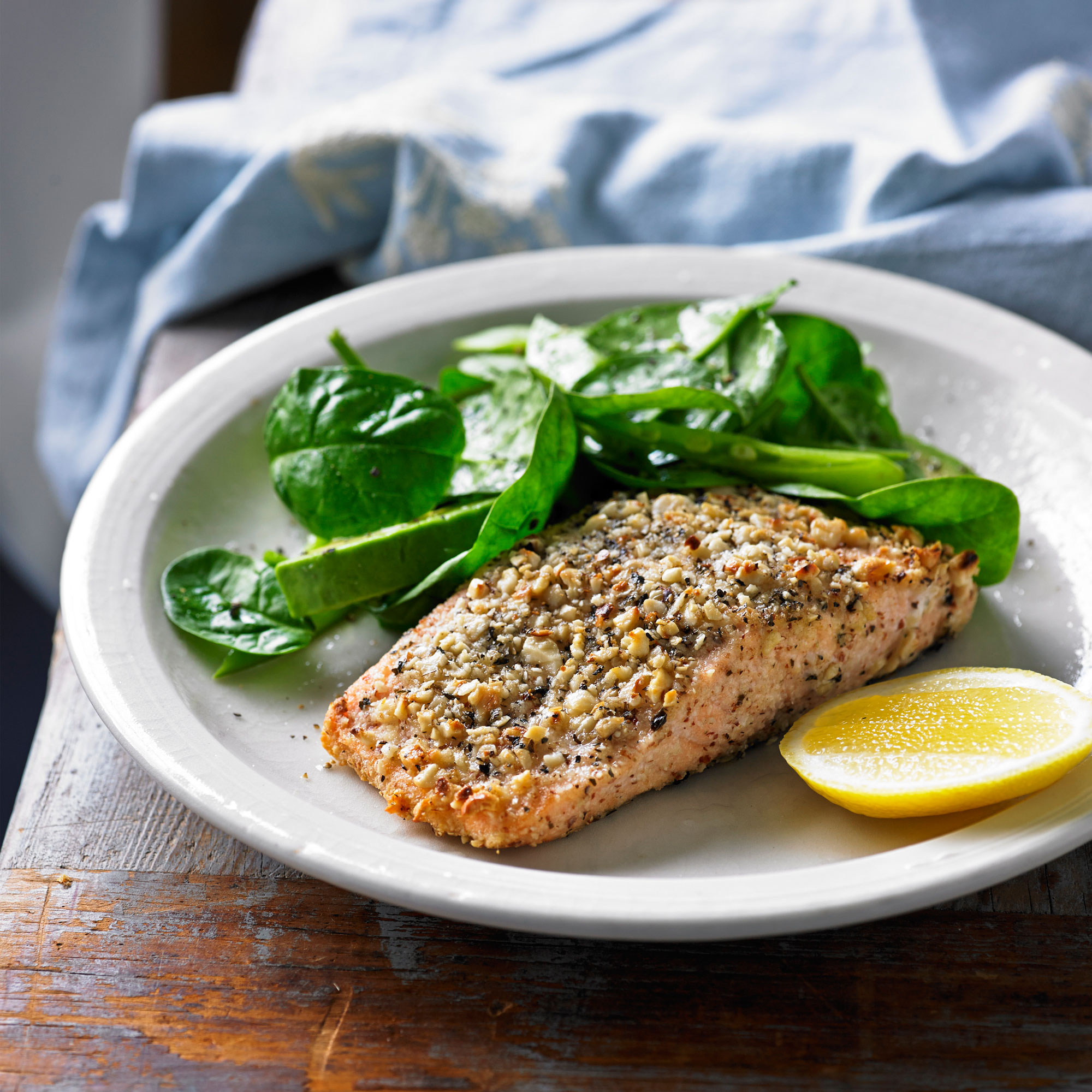 Hazelnut-Crusted Wild Salmon Hazelnut-Crusted Wild Salmon
