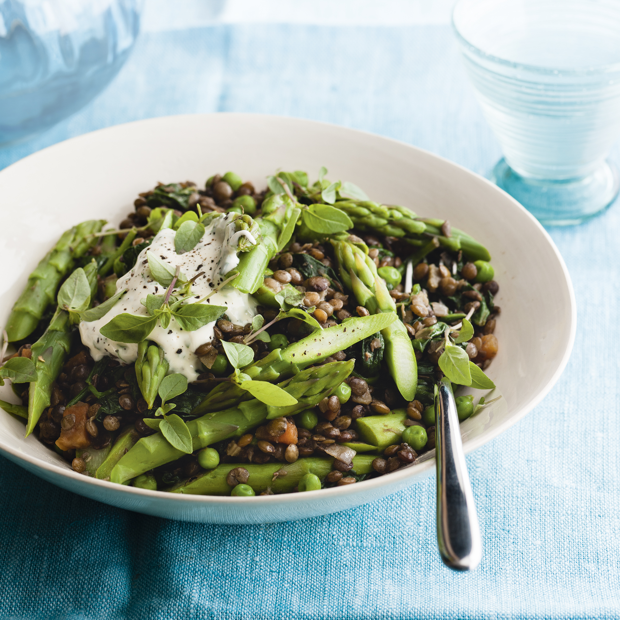 Lentil Risotto with Asparagus Lentil risotto recipe with asparagus recipe