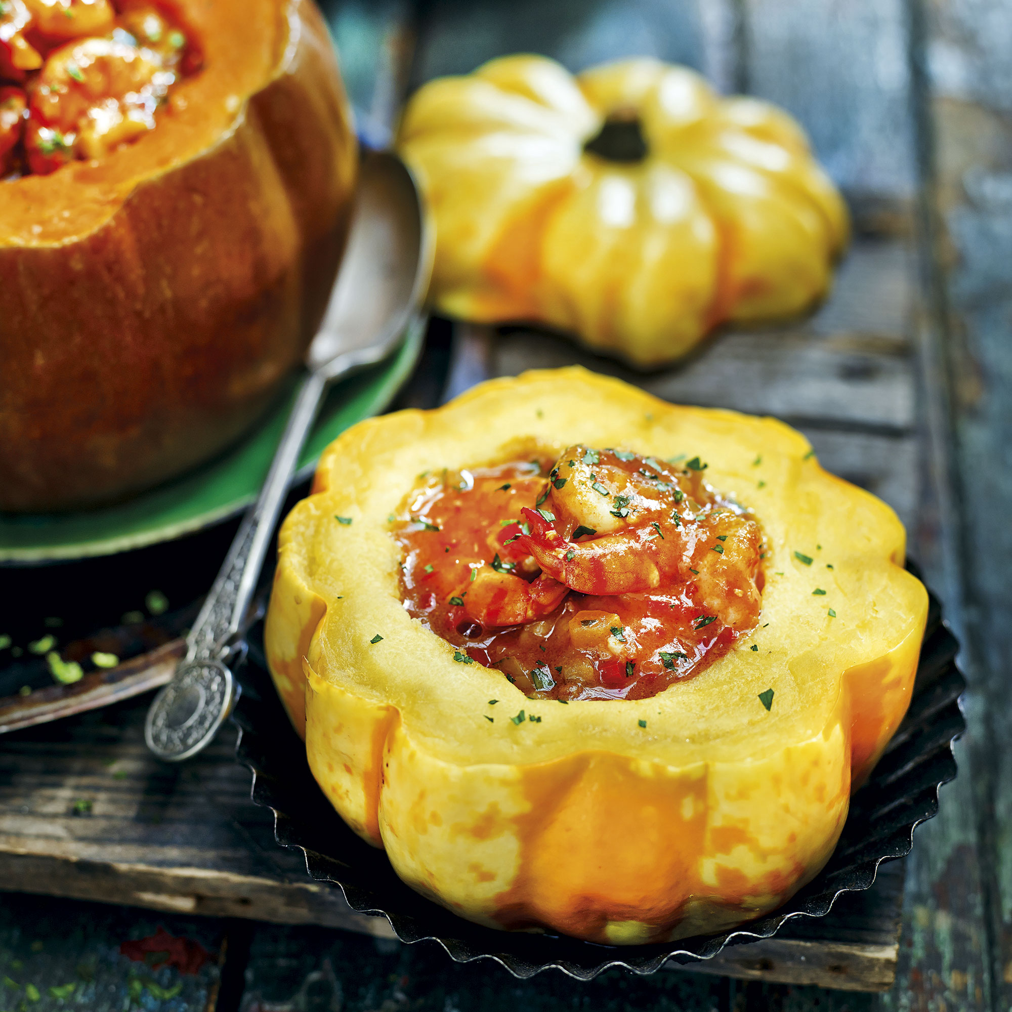 Prawns in a Pumpkin Prawns in a Pumpkin