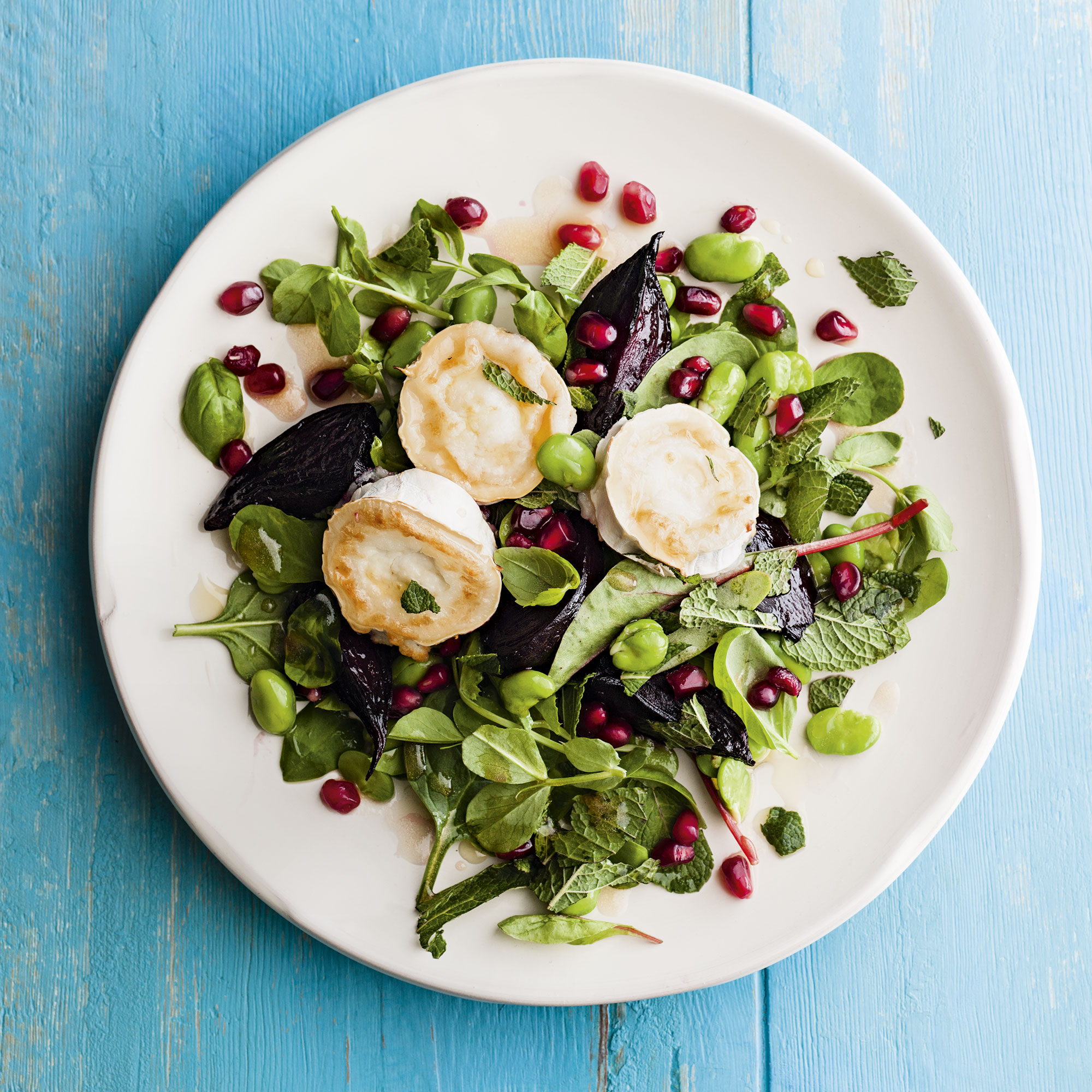 Grilled Goats' Cheese and Beetroot Salad Woman And Home