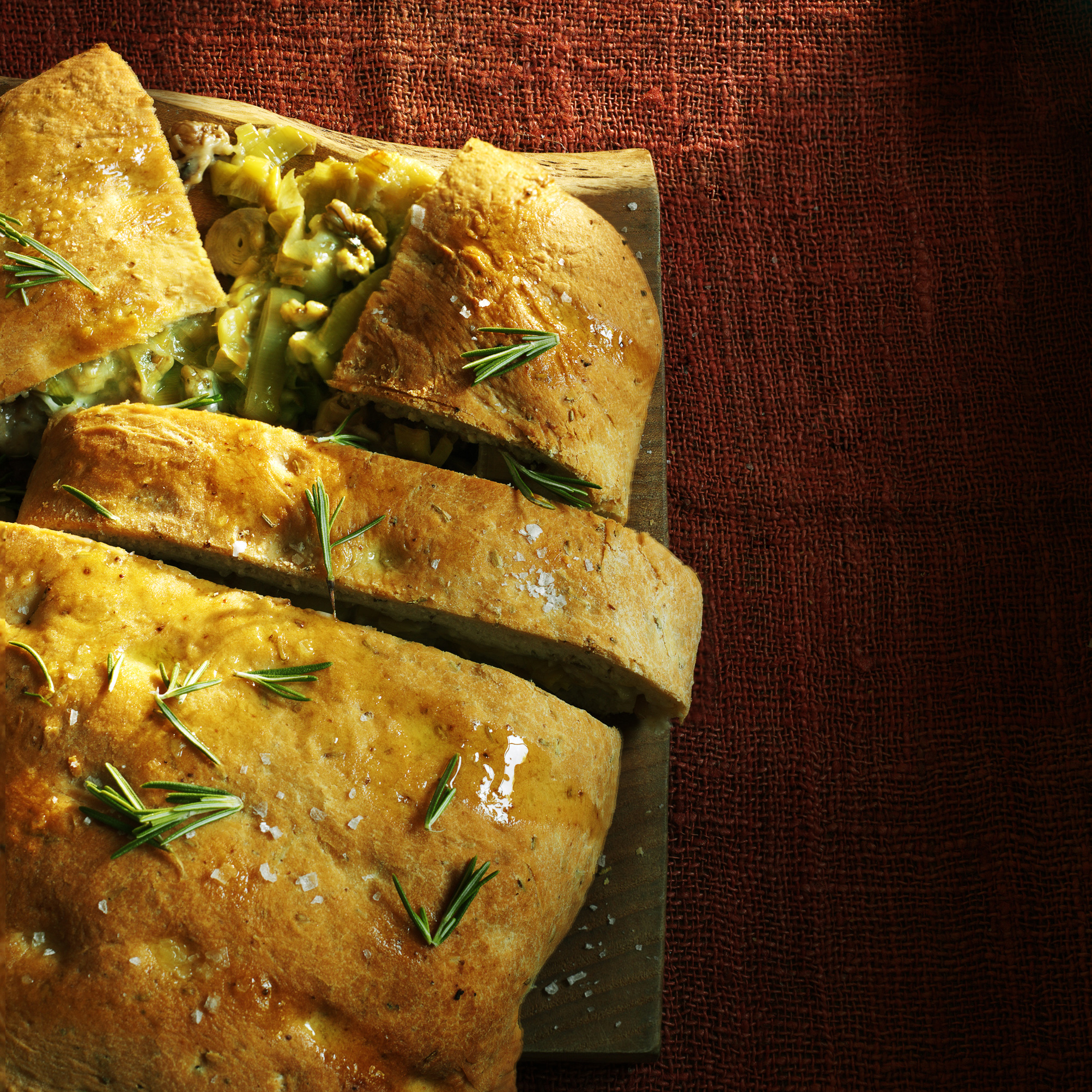 Stuffed Rosemary Focaccia Stuffed Rosemary Focaccia