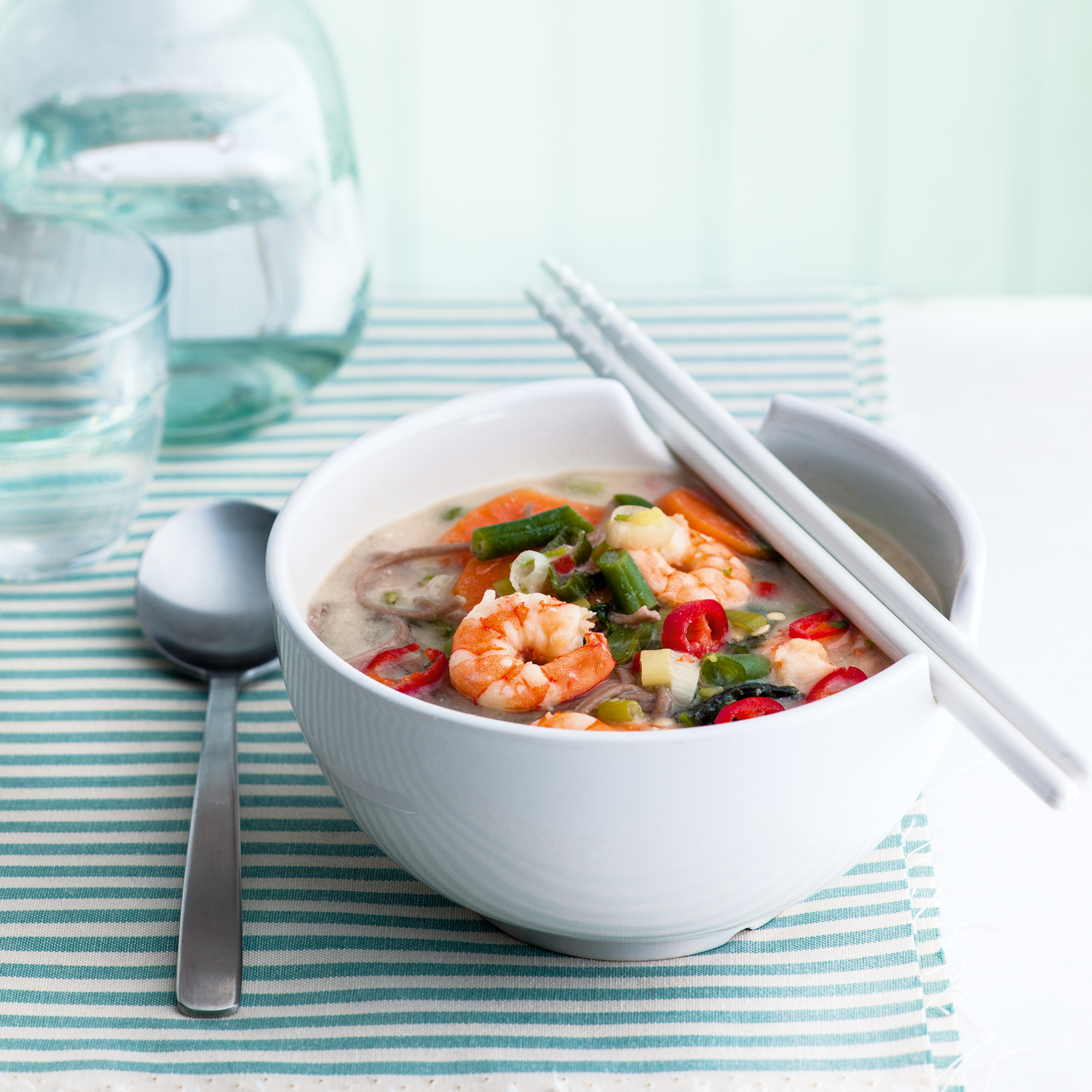 Miso Soup with Prawns Miso Soup with Prawns