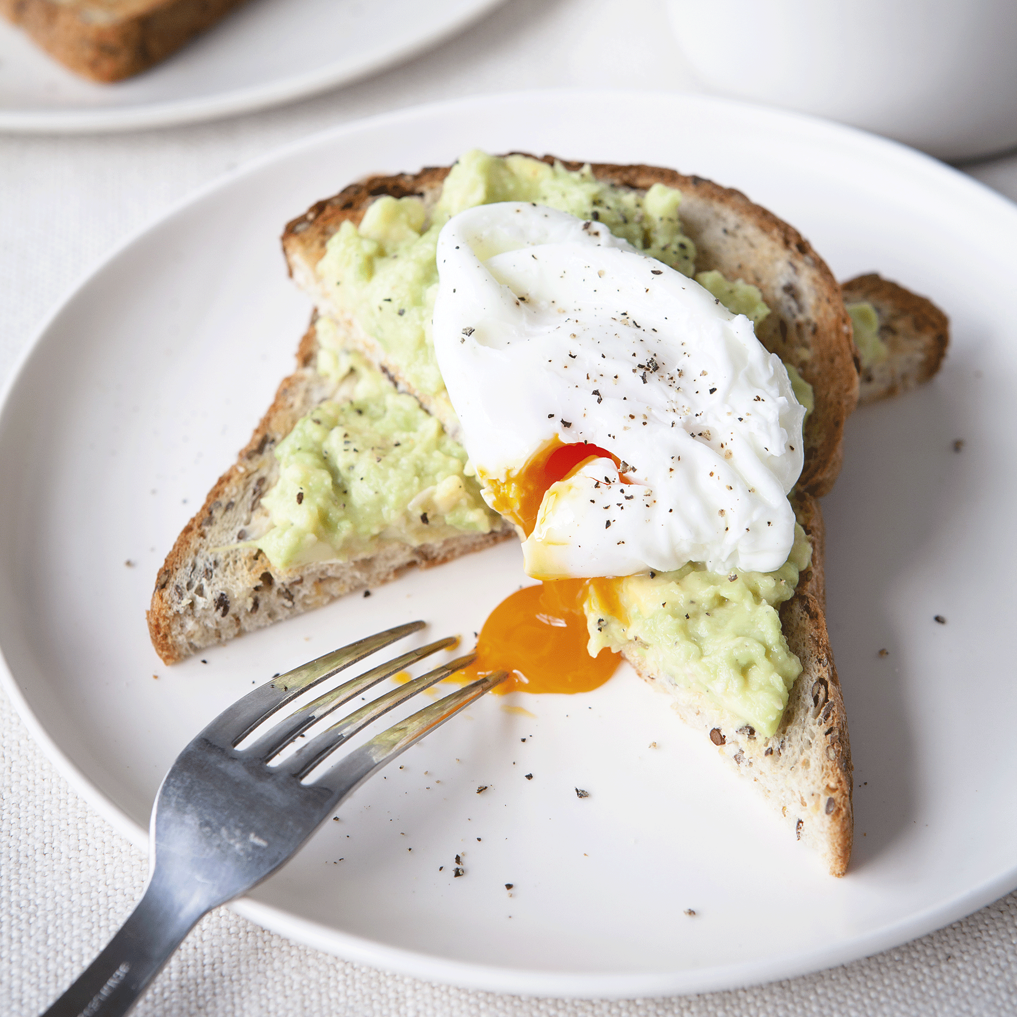 Poached Eggs with Avocado on Toast Poached Eggs with Avocado on Toast