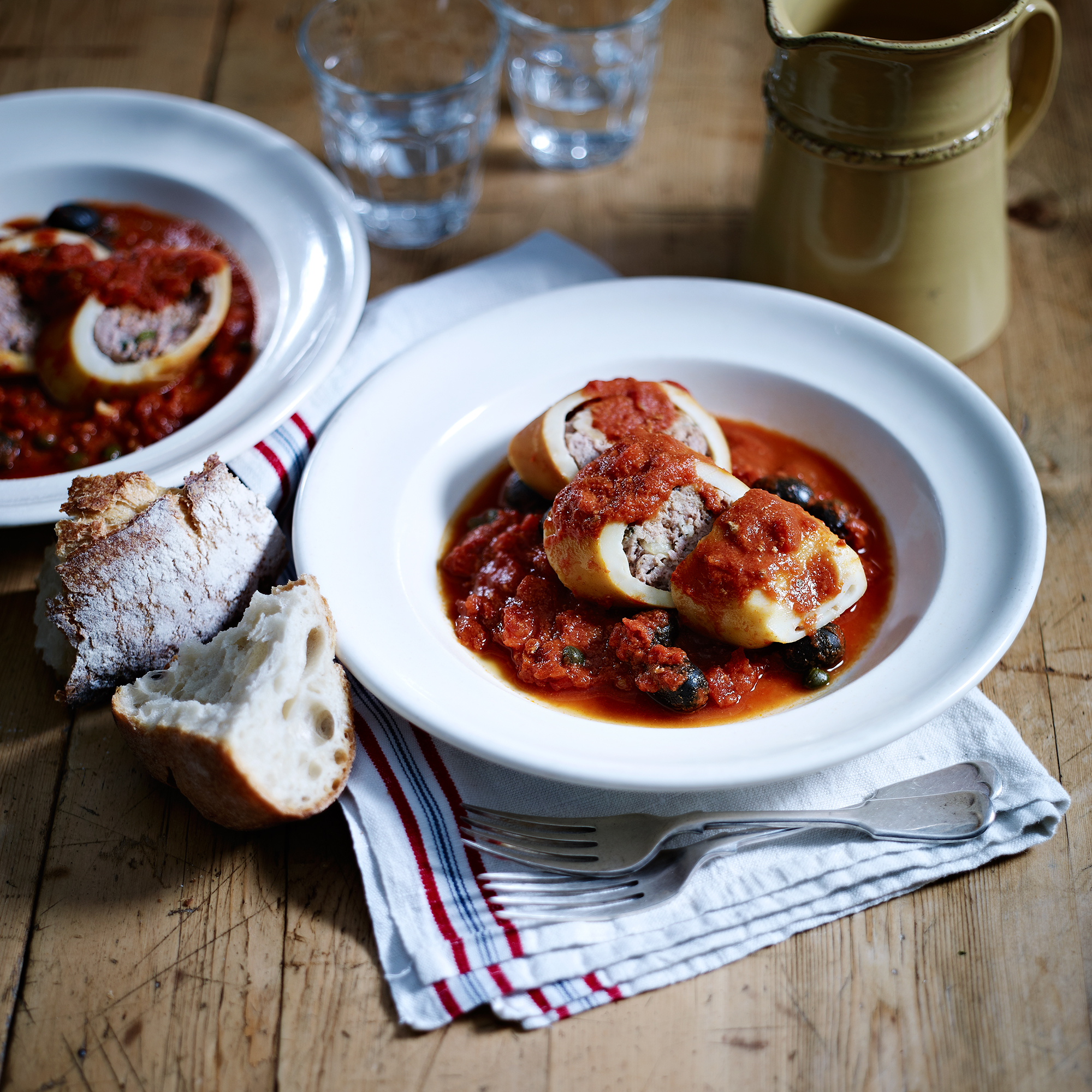Mediterranean Stuffed Squid Mediterranean Stuffed Squid