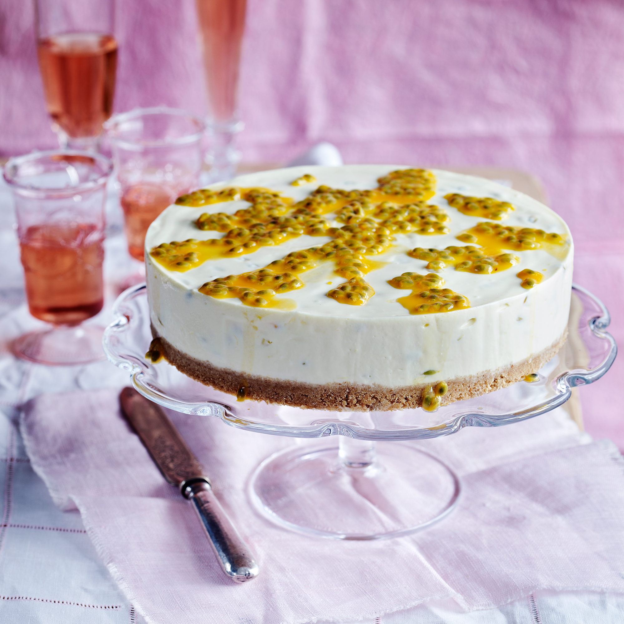 Passion Fruit Cheesecake Passion Fruit Cheesecake