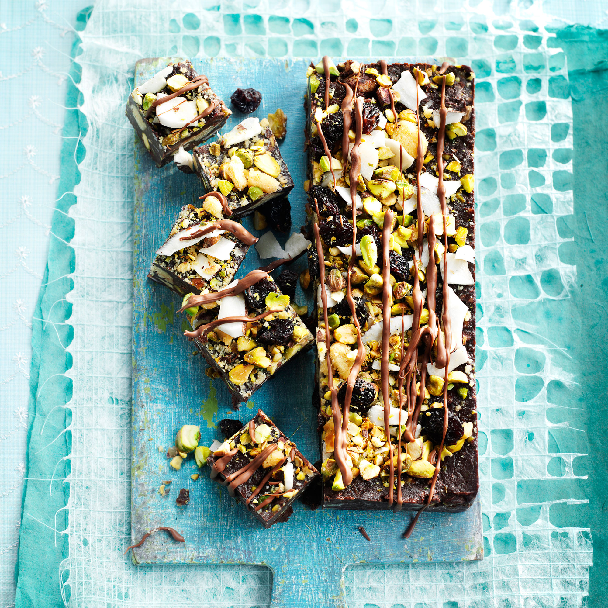 Chocolate and Coconut Fridge Cake Chocolate and Coconut Fridge Cake