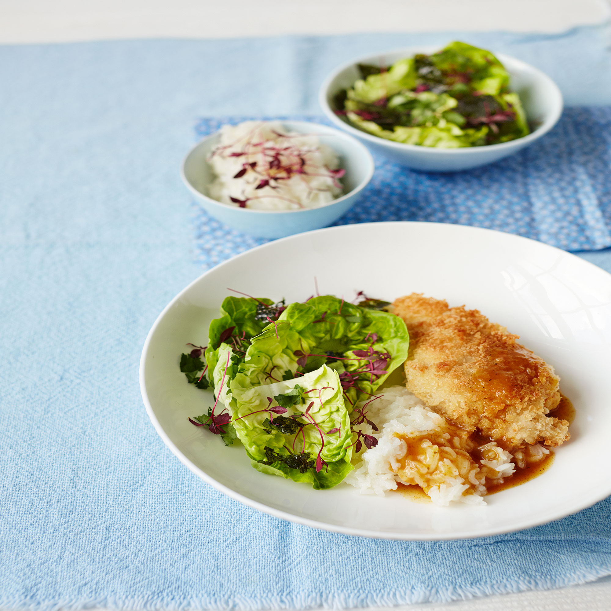 chicken katsu and home chicken katsu and home