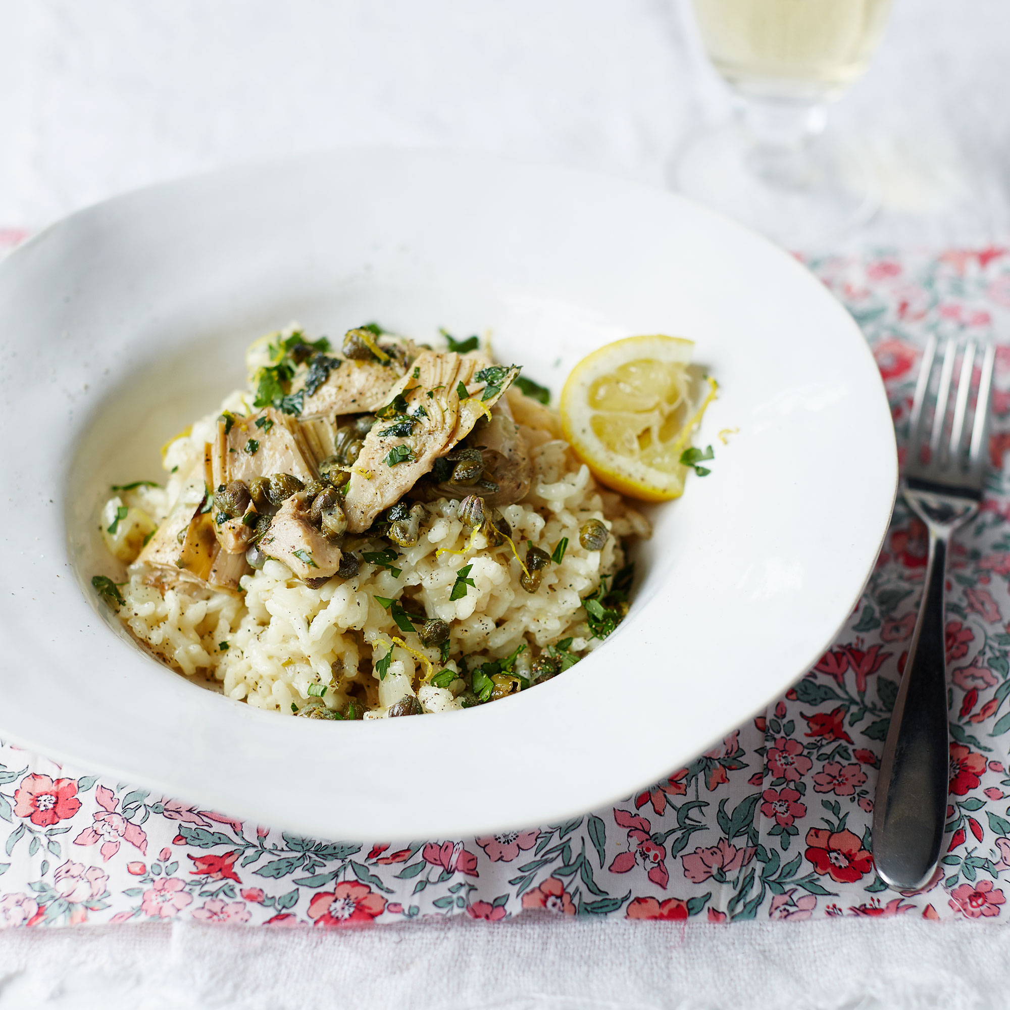 Artichoke, Caper and Lemon Risotto Artichoke, Caper and Lemon Risotto