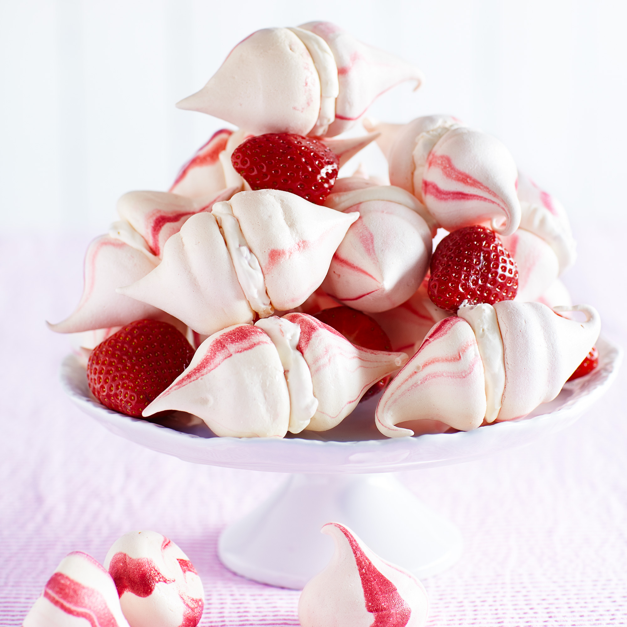 Strawberry Meringue Tower Strawberry Meringue Tower