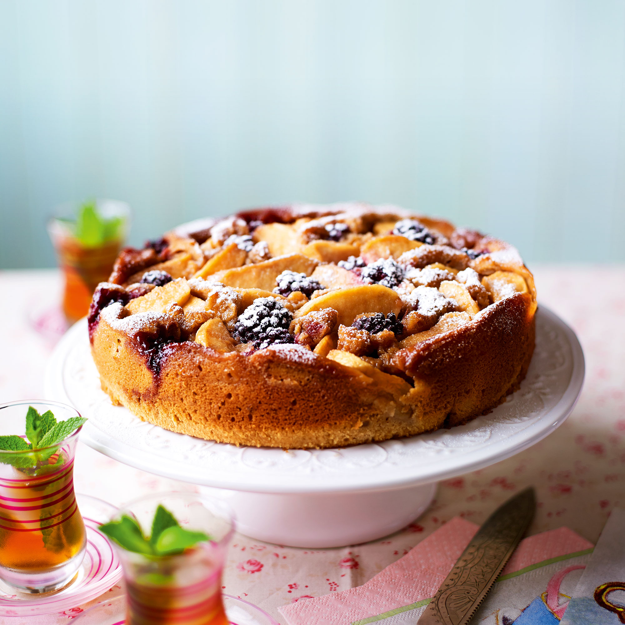 Apple and Blackberry Cake Apple and Blackberry Cake