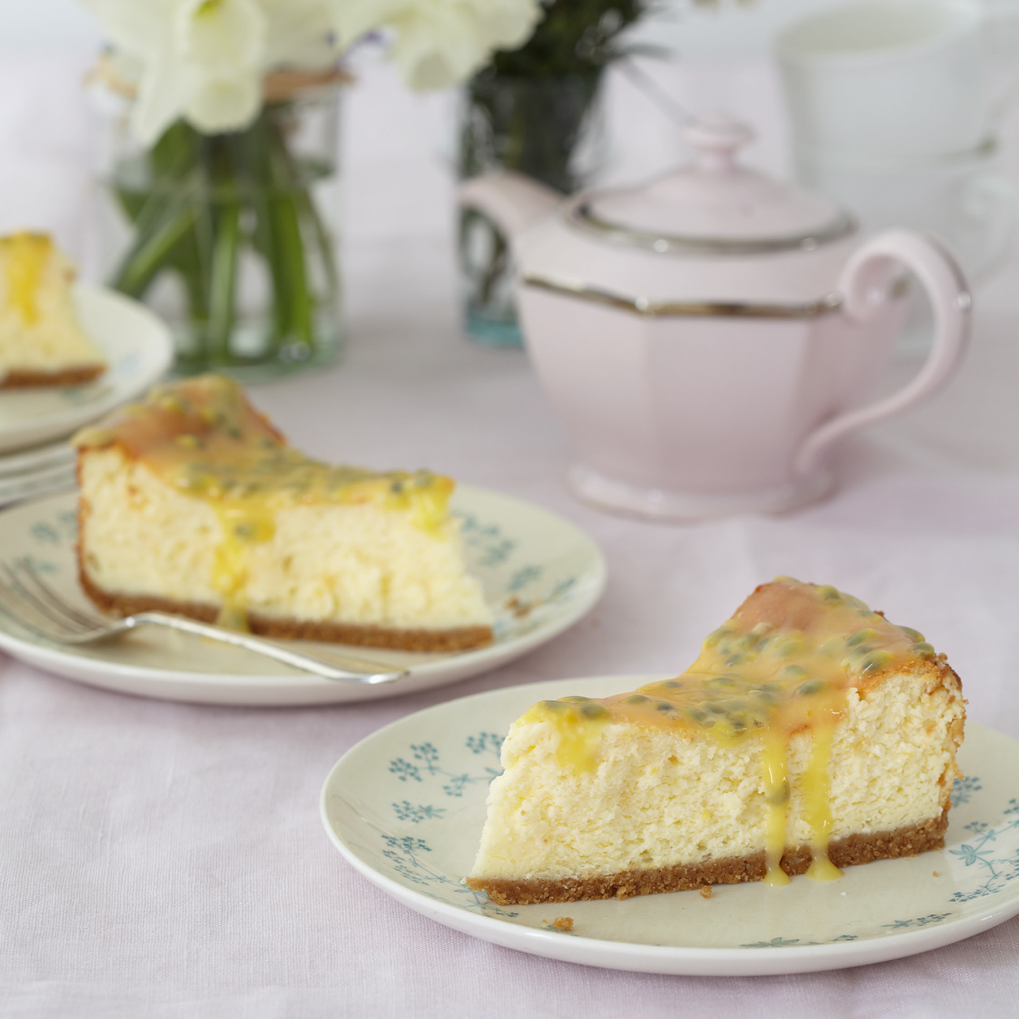 Mary Berry's Passion Fruit and Lemon Baked Cheesecake Mary Berry's Passion Fruit and Lemon Baked Cheesecake