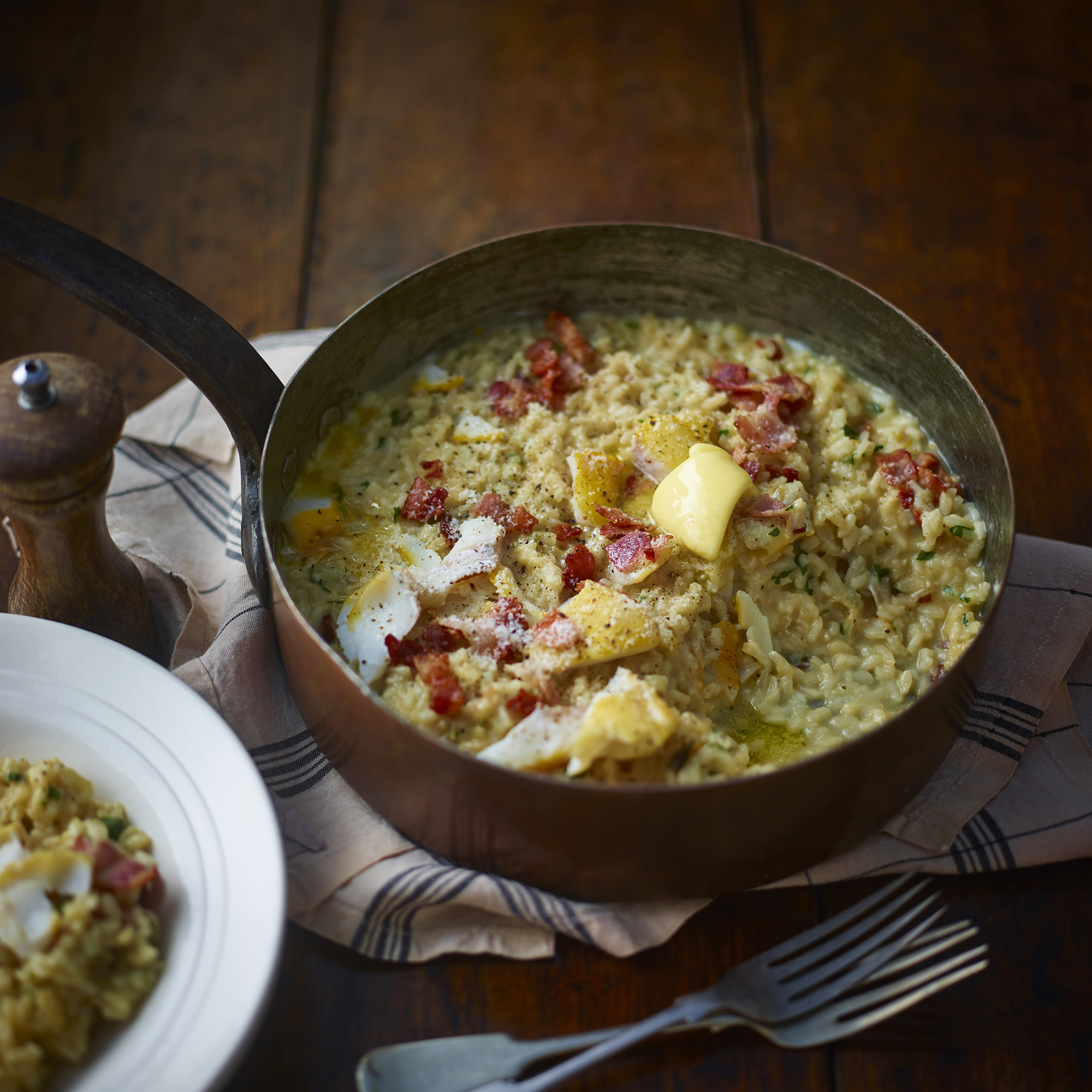 Smoked Haddock And Bacon Risotto Smoked Haddock And Bacon Risotto