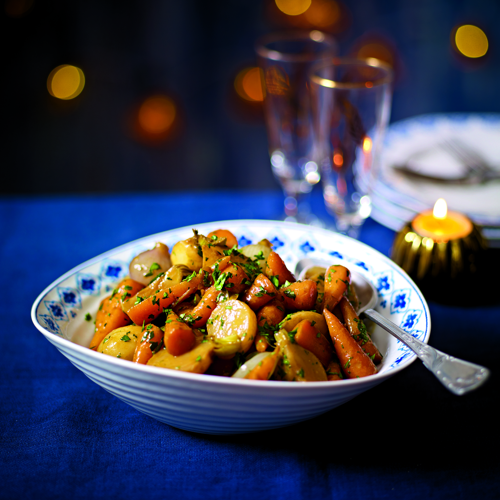 Glazed Baby Carrots, Turnips And Shallots Glazed Baby Carrots, Turnips And Shallots