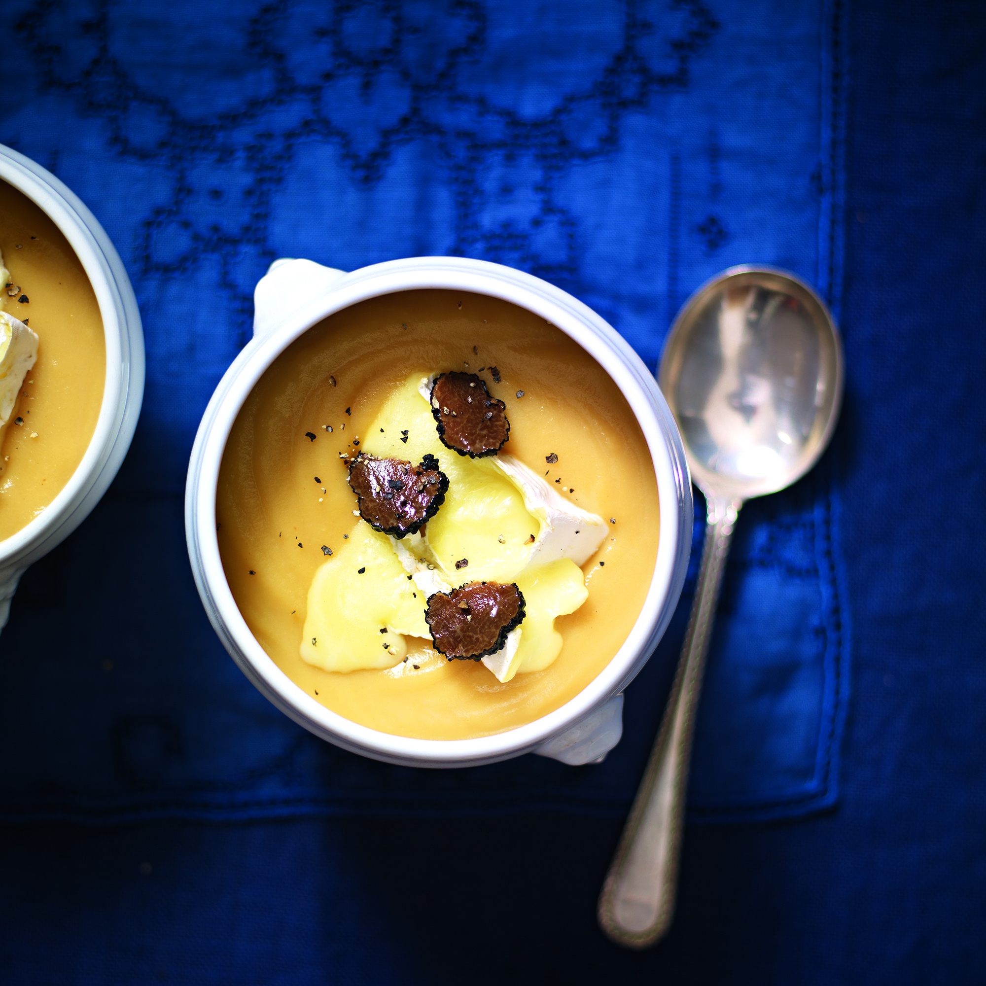 Celeriac, Camembert And Truffle Soup Celeriac, Camembert And Truffle Soup