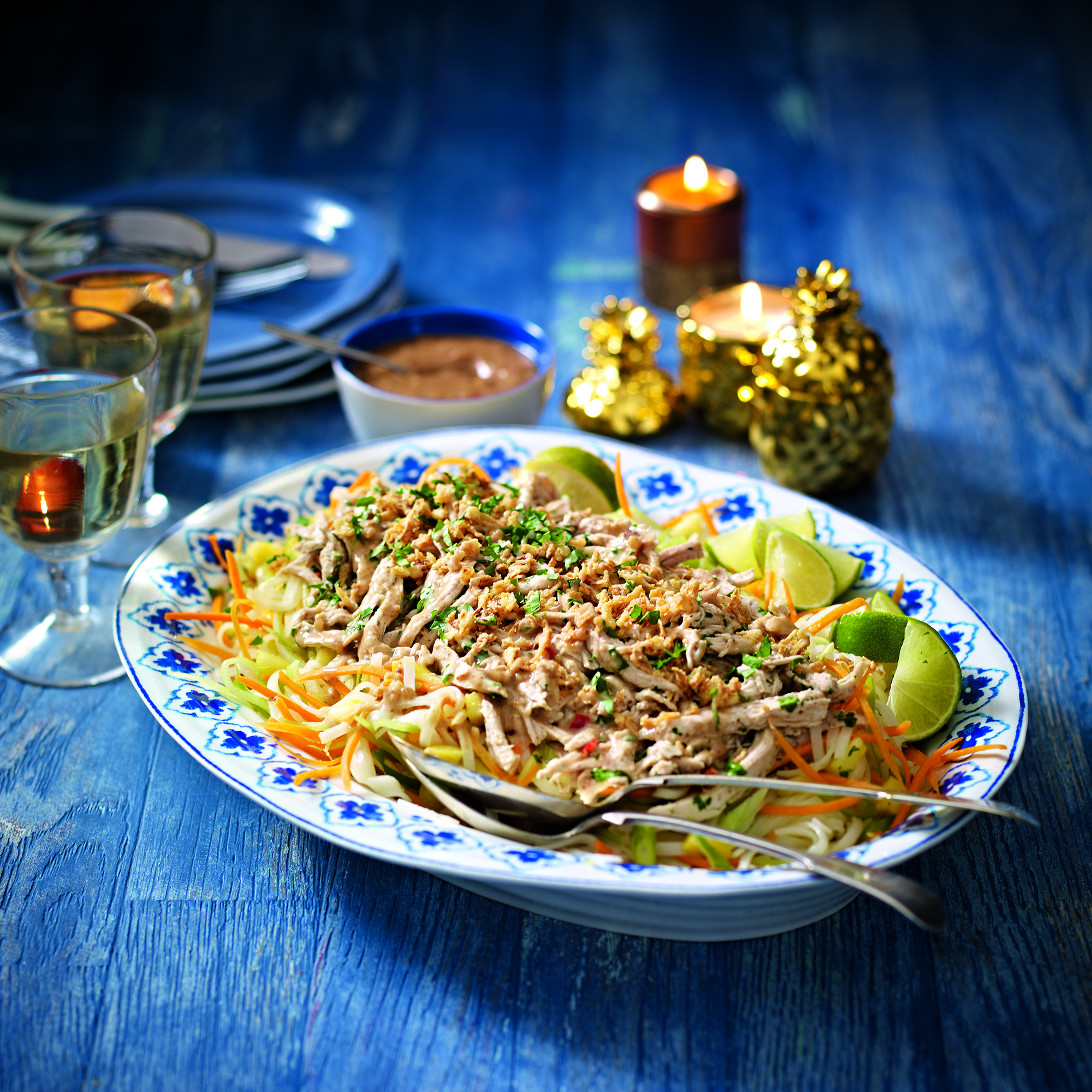 Bang Bang Chicken With Rice Noodles Bang Bang Chicken With Rice Noodles
