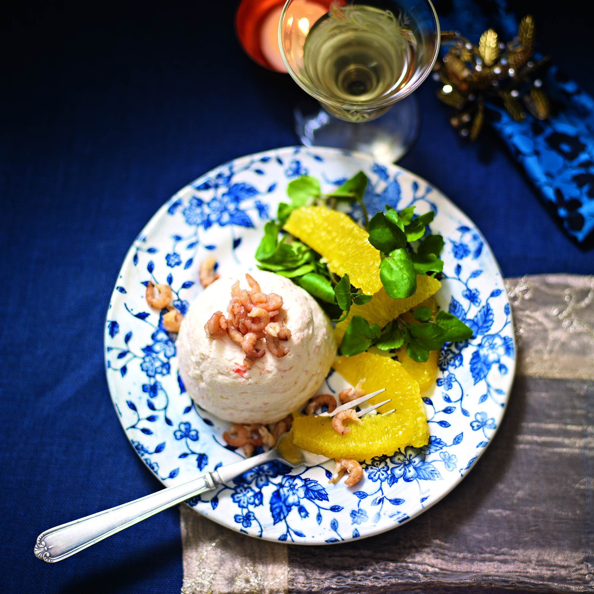 Prawn Mousse With Orange And Watercress Salad Prawn Mousse With Orange And Watercress Salad