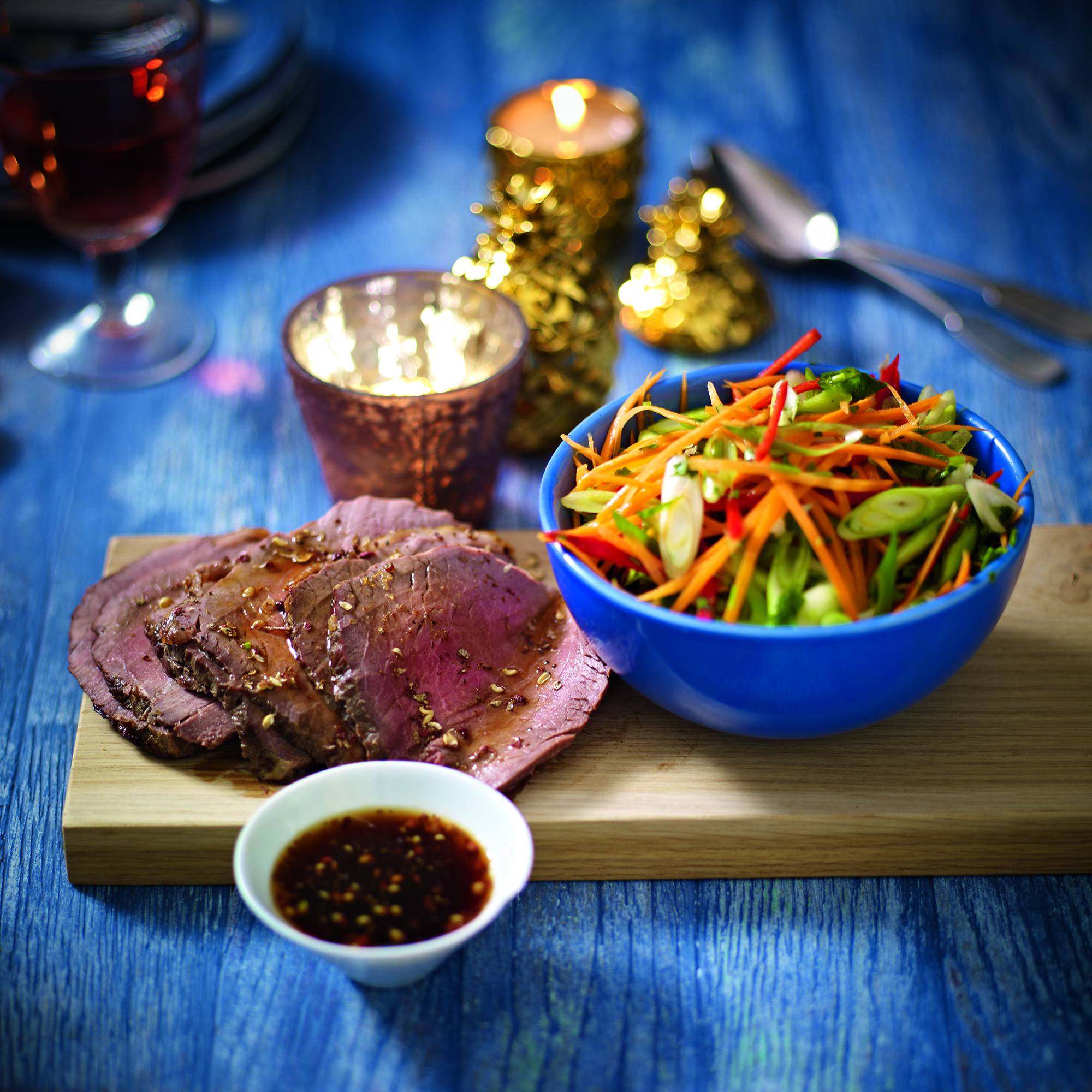Rare Asian-Style Beef With Chilli Salad Rare Asian-Style Beef With Chilli Salad
