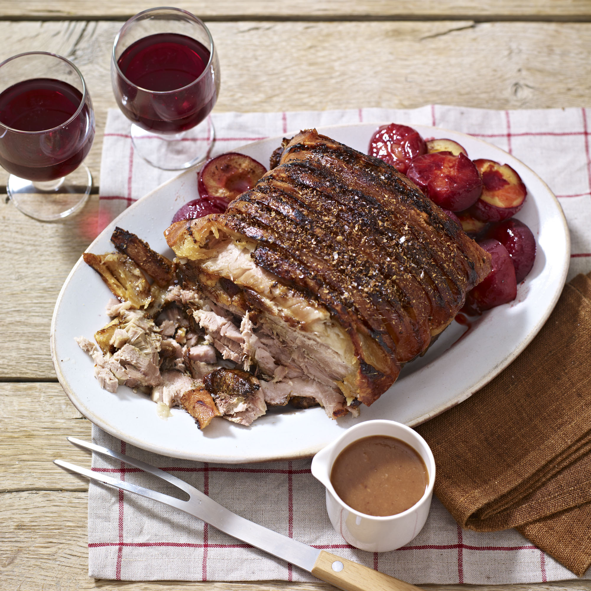 Slow Cooked Pork Shoulder With Plum Sauce Slow Cooked Pork Shoulder With Plum Sauce