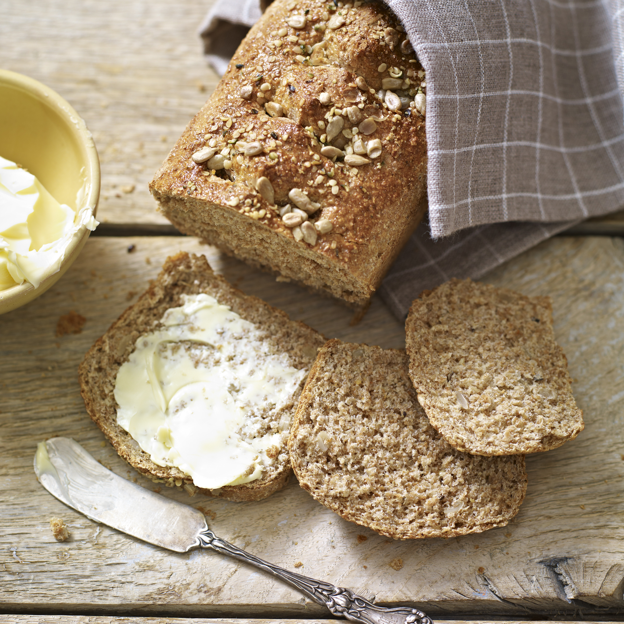 Seeded Spelt Bread Seeded Spelt Bread