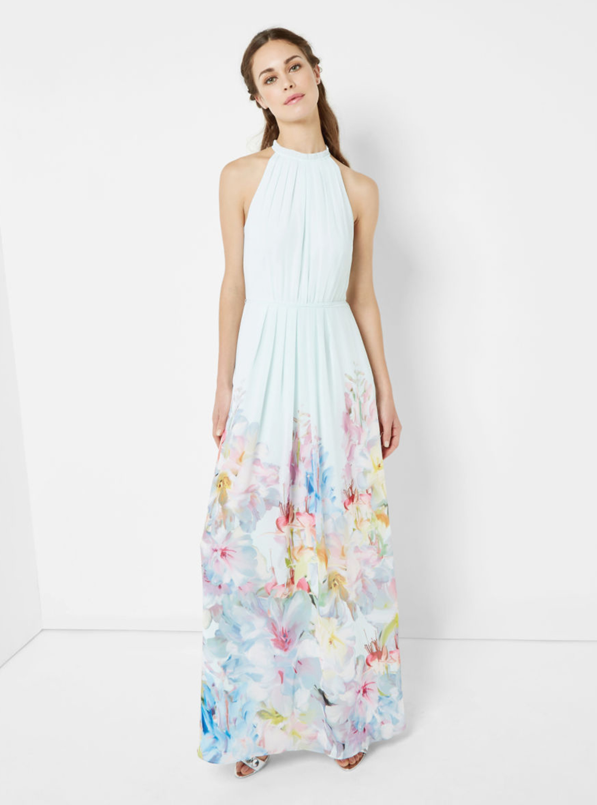 Wedding guest outfits Ted Baker Maxi Dress, £229 Woman And Home