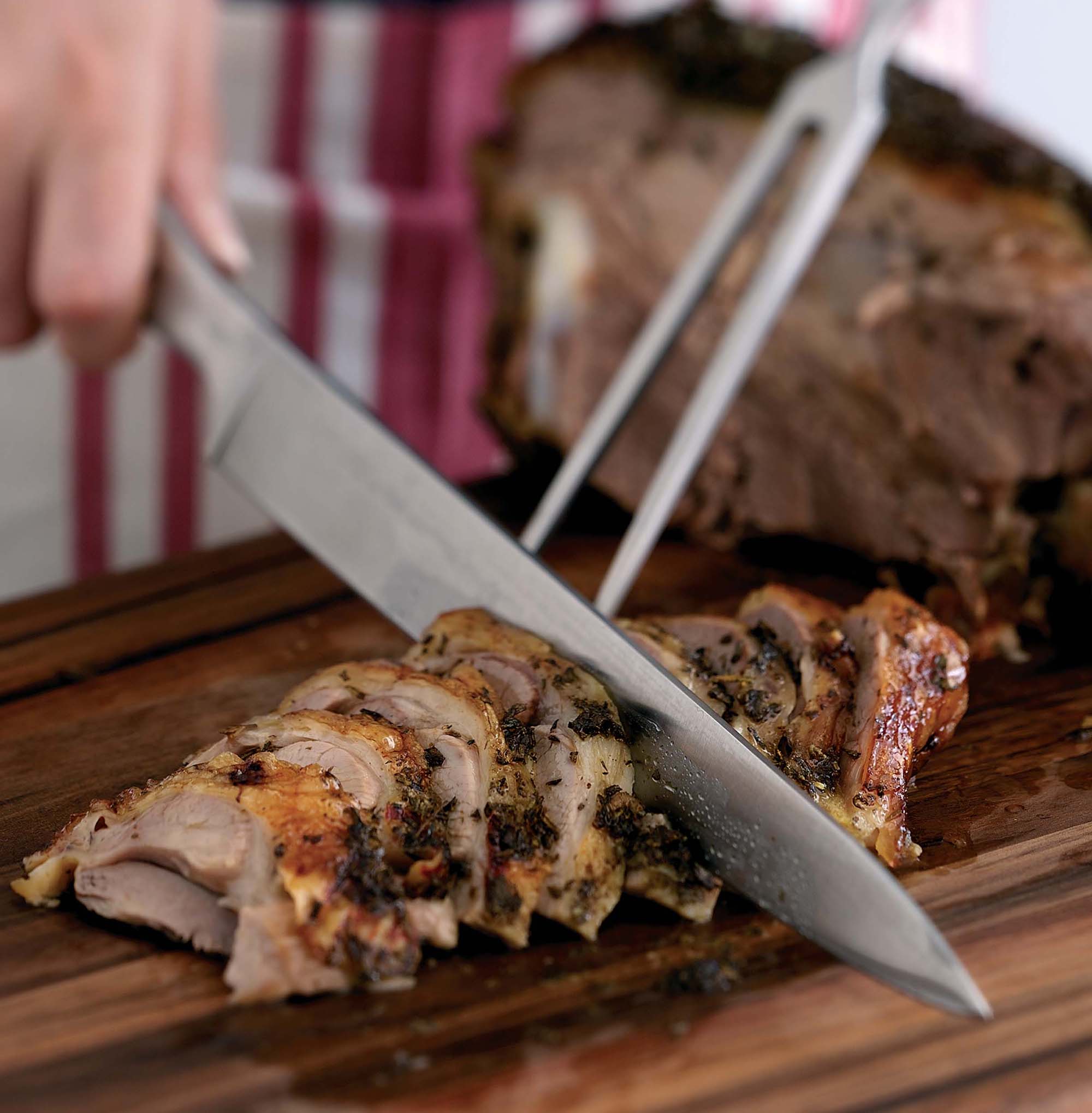 Herb-Baked Leg Of Lamb Herb-Baked Leg Of Lamb
