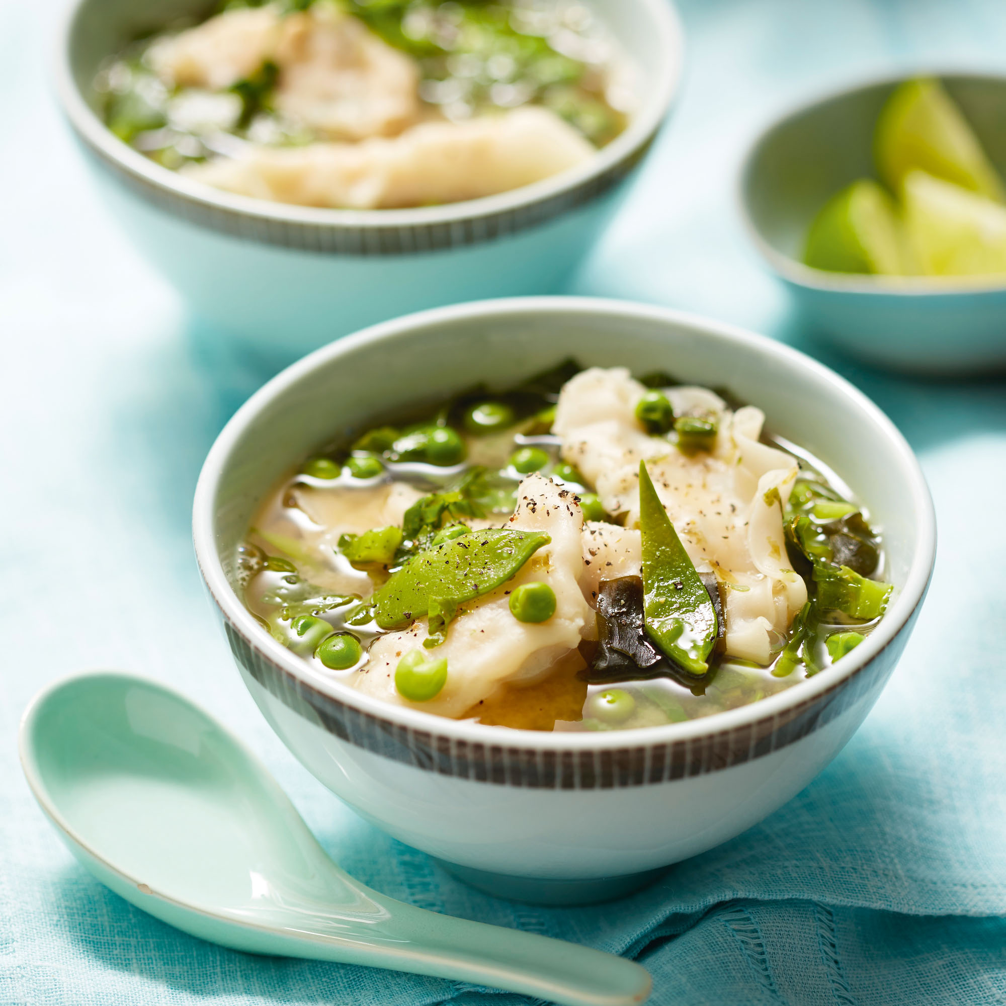 Miso Soup With Prawn Dumplings Miso Soup With Prawn Dumplings