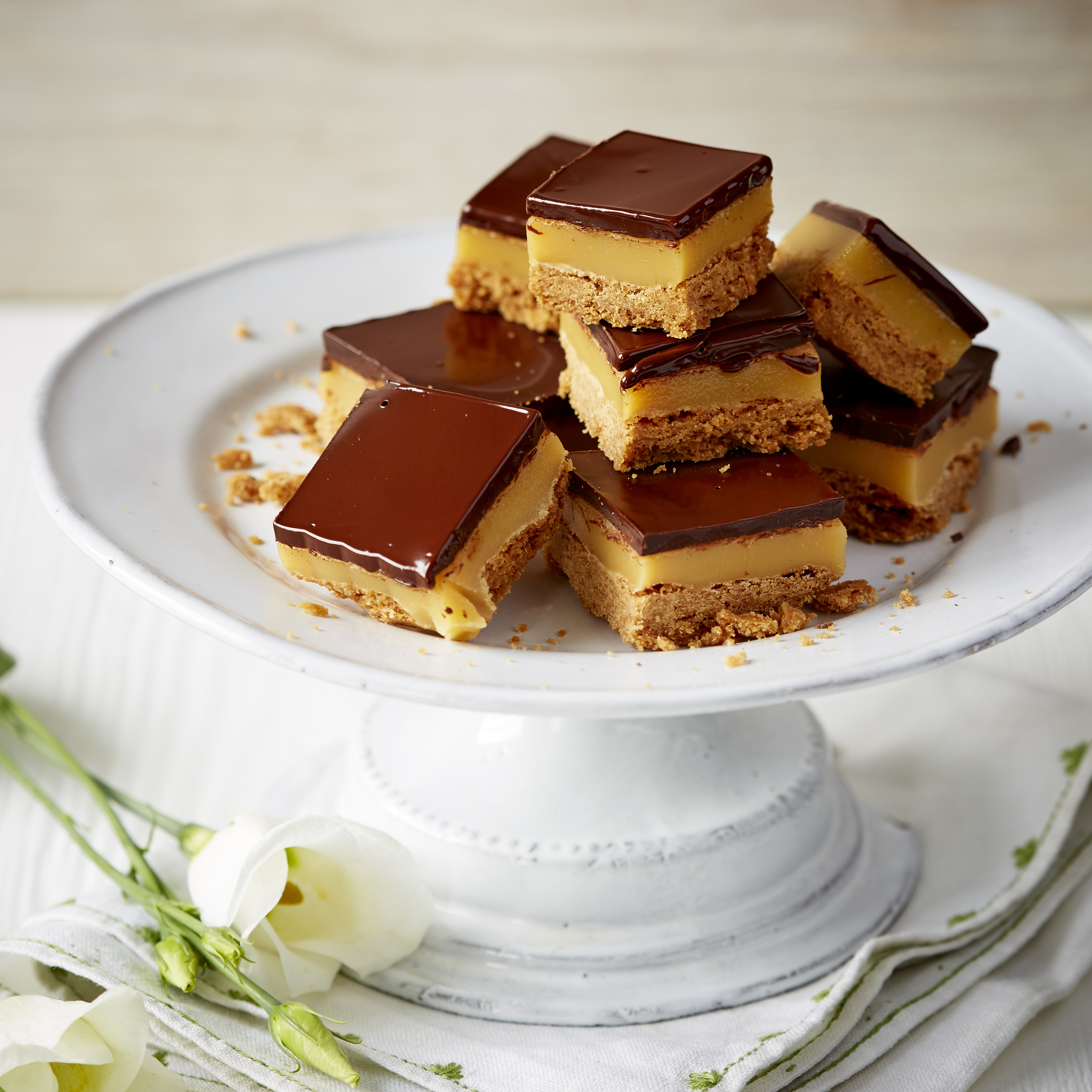 Millionaire's Shortbread With Salted Caramel Millionaire's Shortbread With Salted Caramel