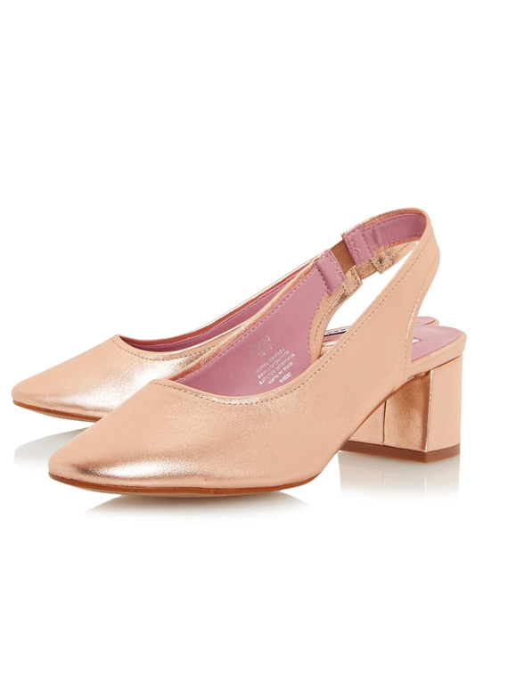 rose gold slingback