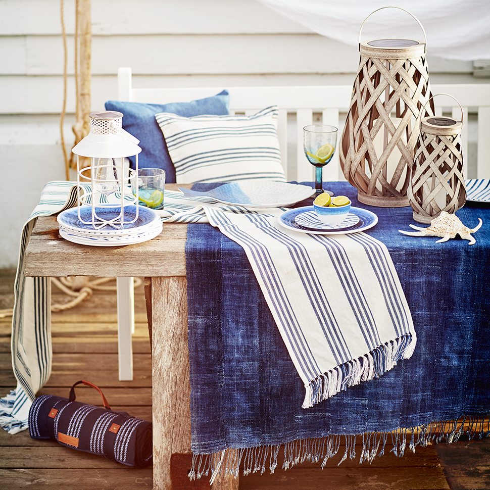 Give your al fresco dining a coastal-inspired twist Give your al fresco dining a coastal-inspired twist