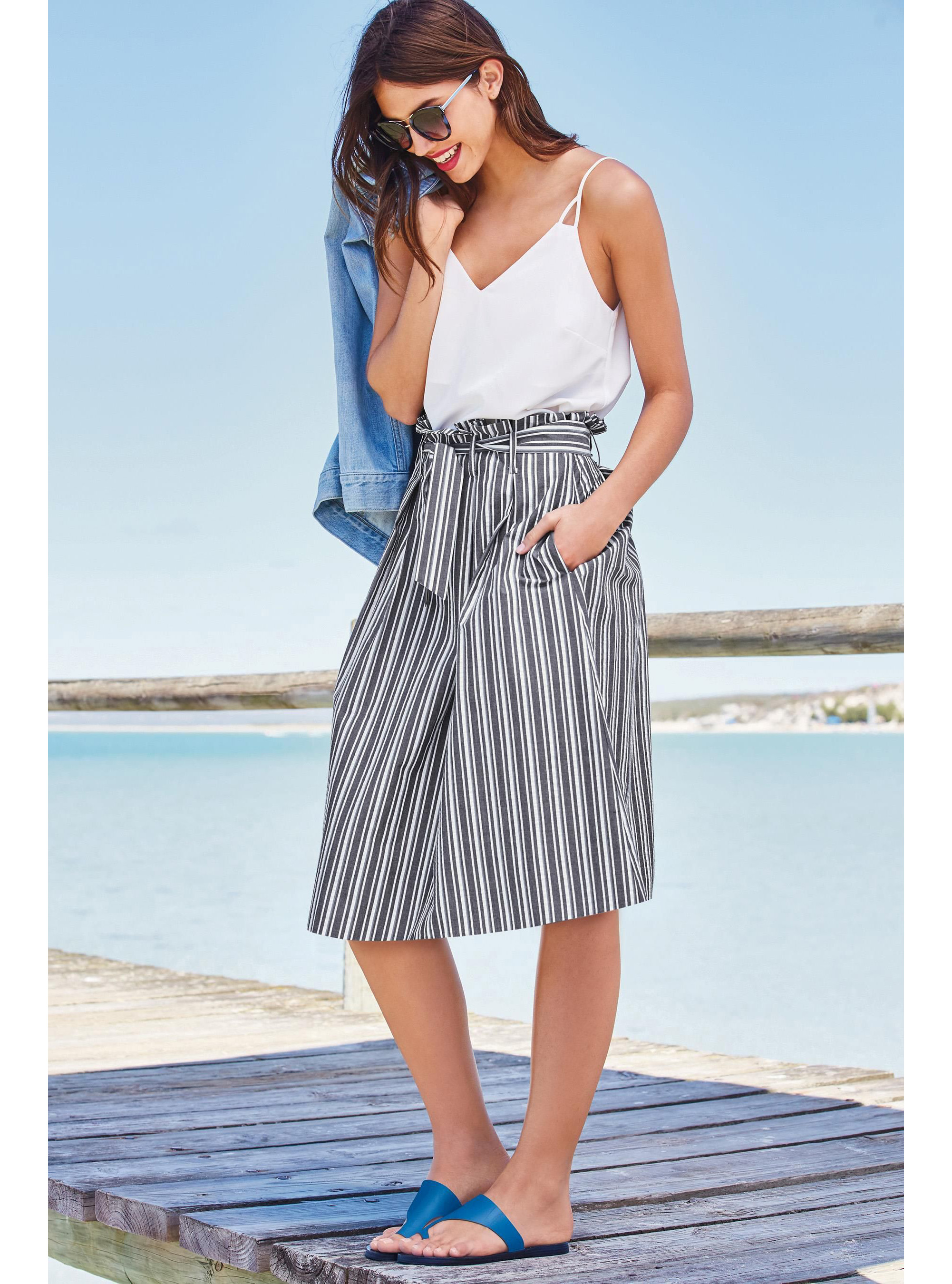 Stripe skirt, £38, Next Stripe skirt, £38, Next