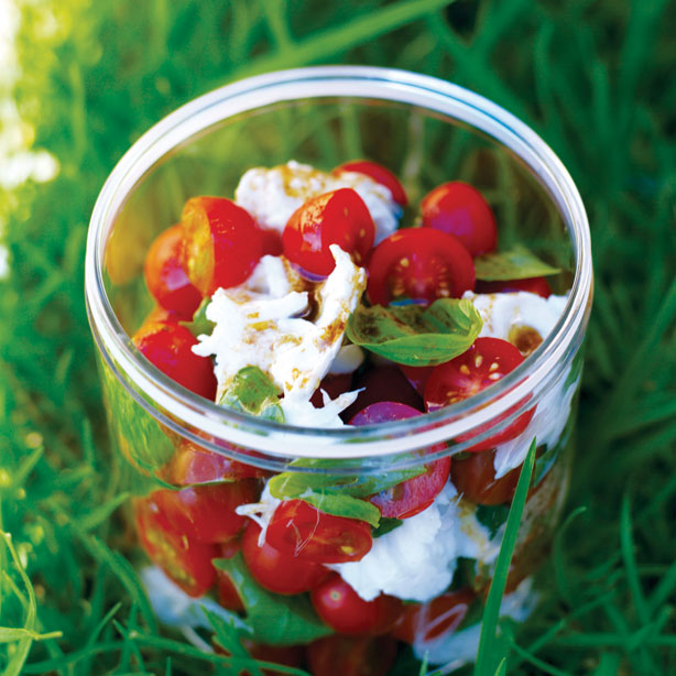 Mozzarella Salad with Cherry Tomatoes Mozzarella Salad with Cherry Tomatoes