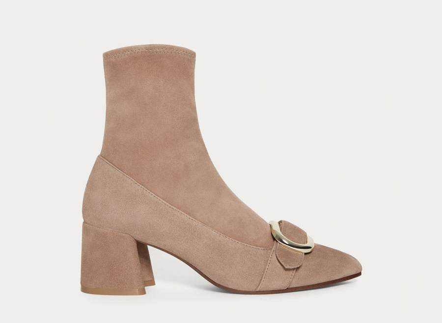 uterque beige boots