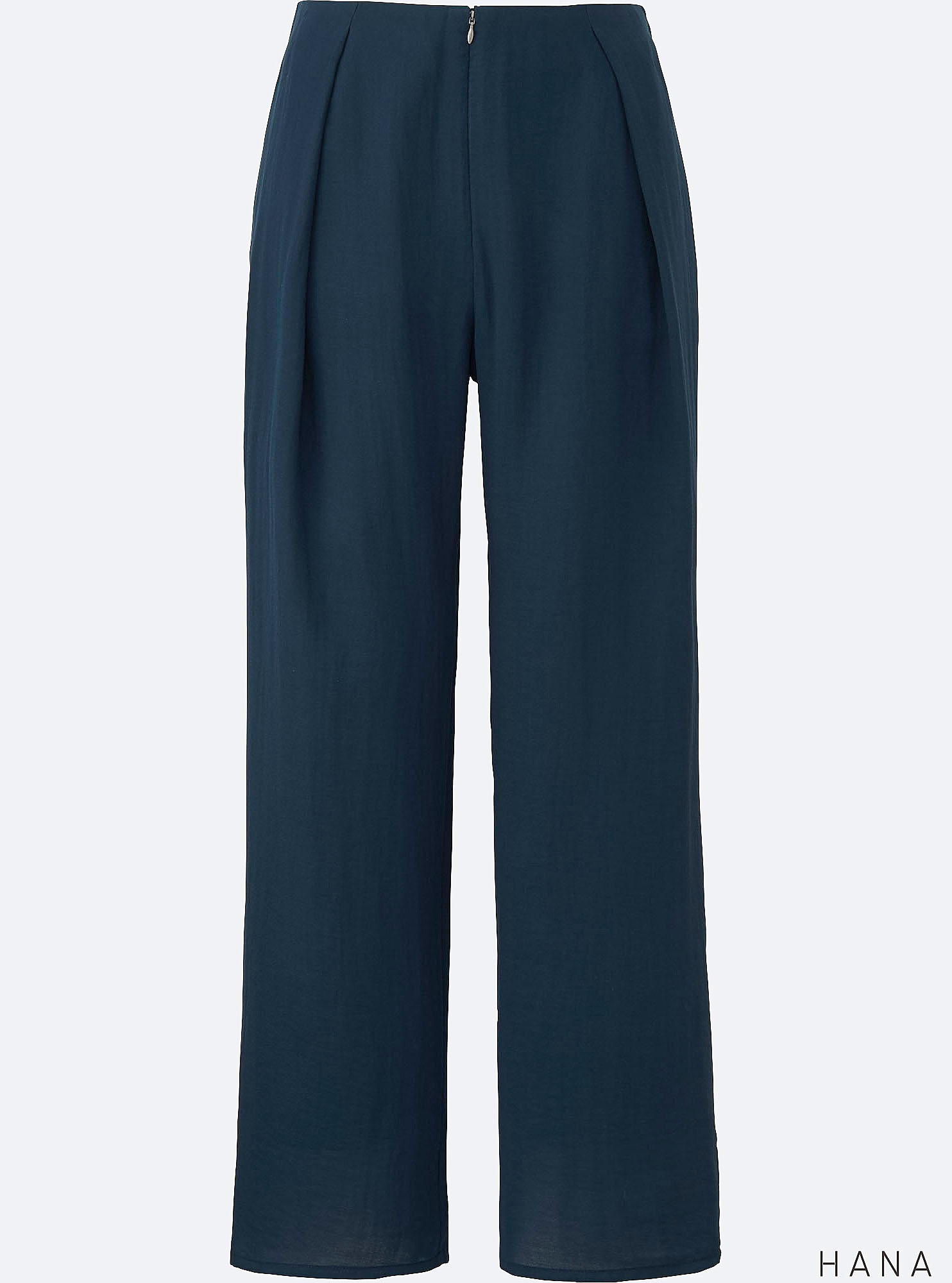 Wide leg trousers - Navy Wide Leg Trousers, £24.90, Uniqlo - Woman And Home