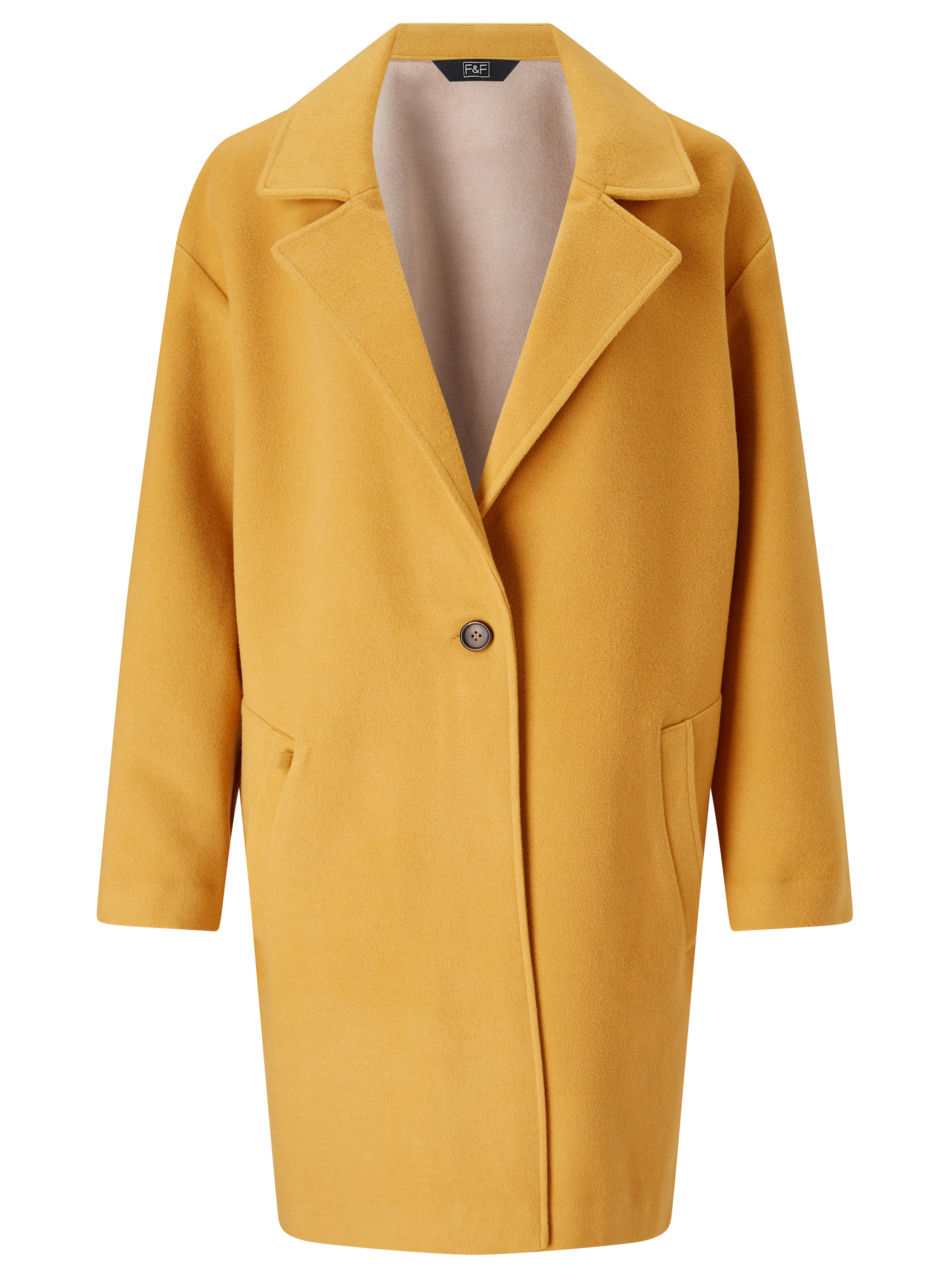 Supermarket fashion - Mustard coat, £39, F&F - Woman And Home